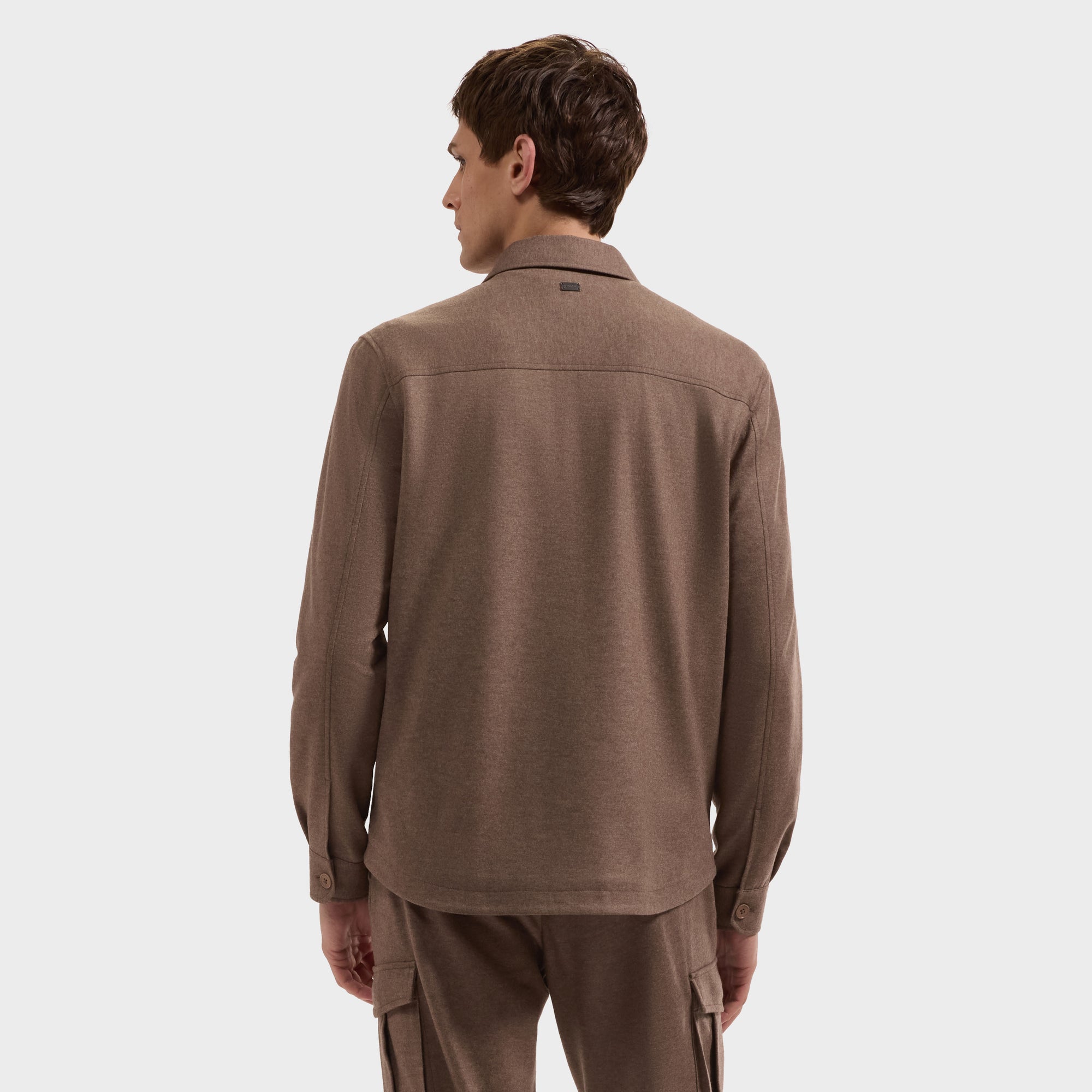 Solid Shirt Jacket
