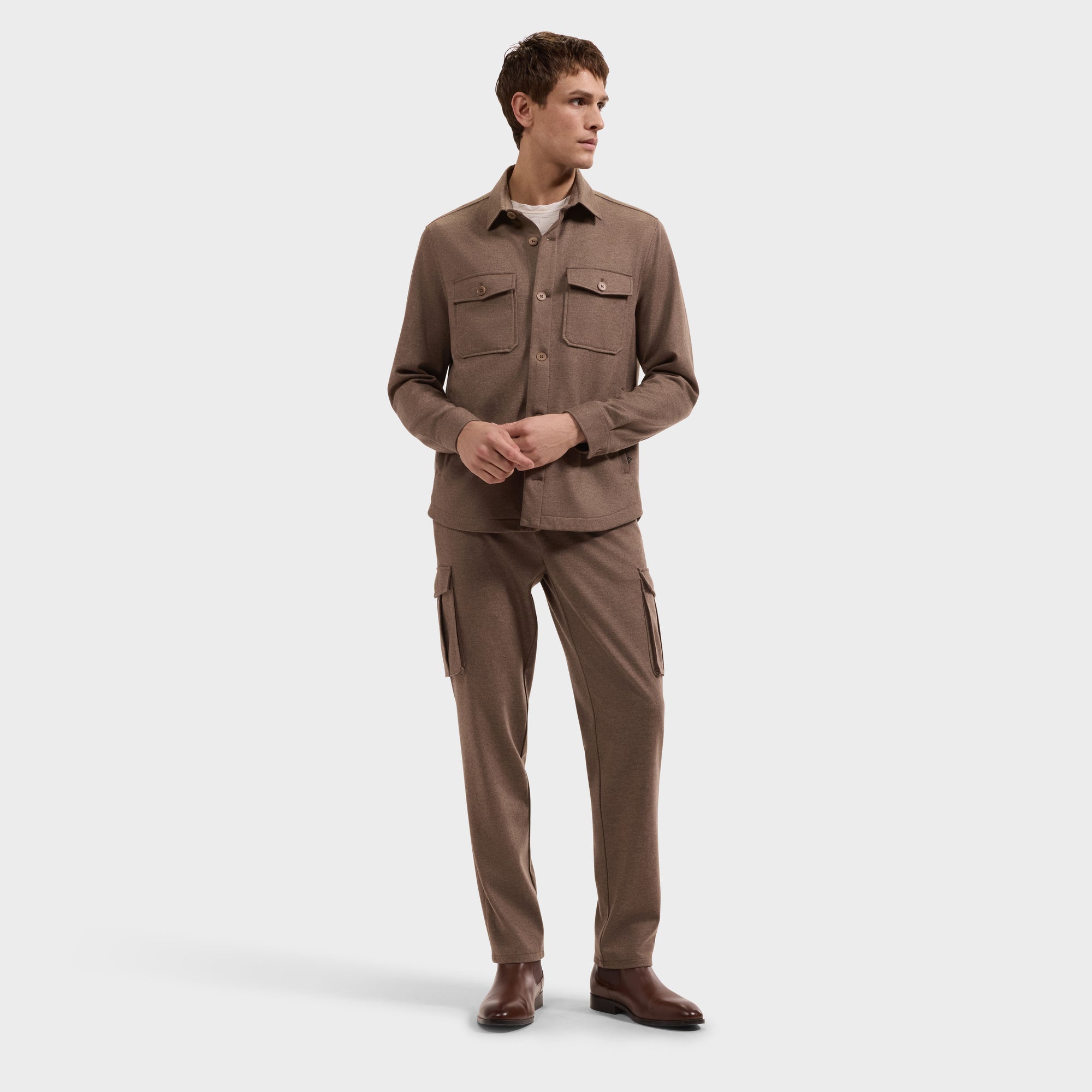 Solid Shirt Jacket