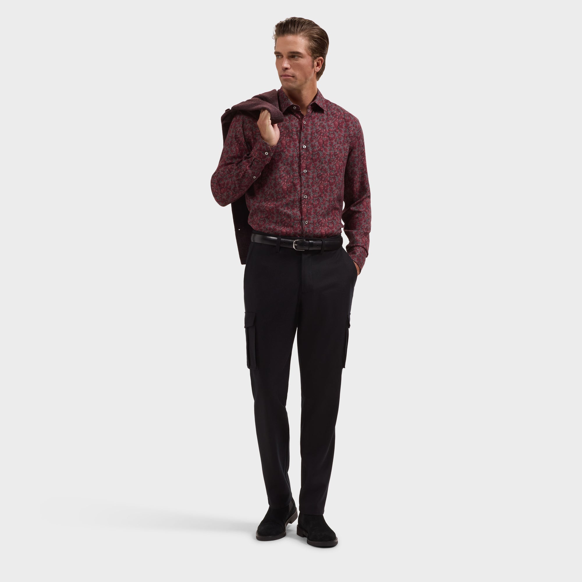 Solid Cargo Pant