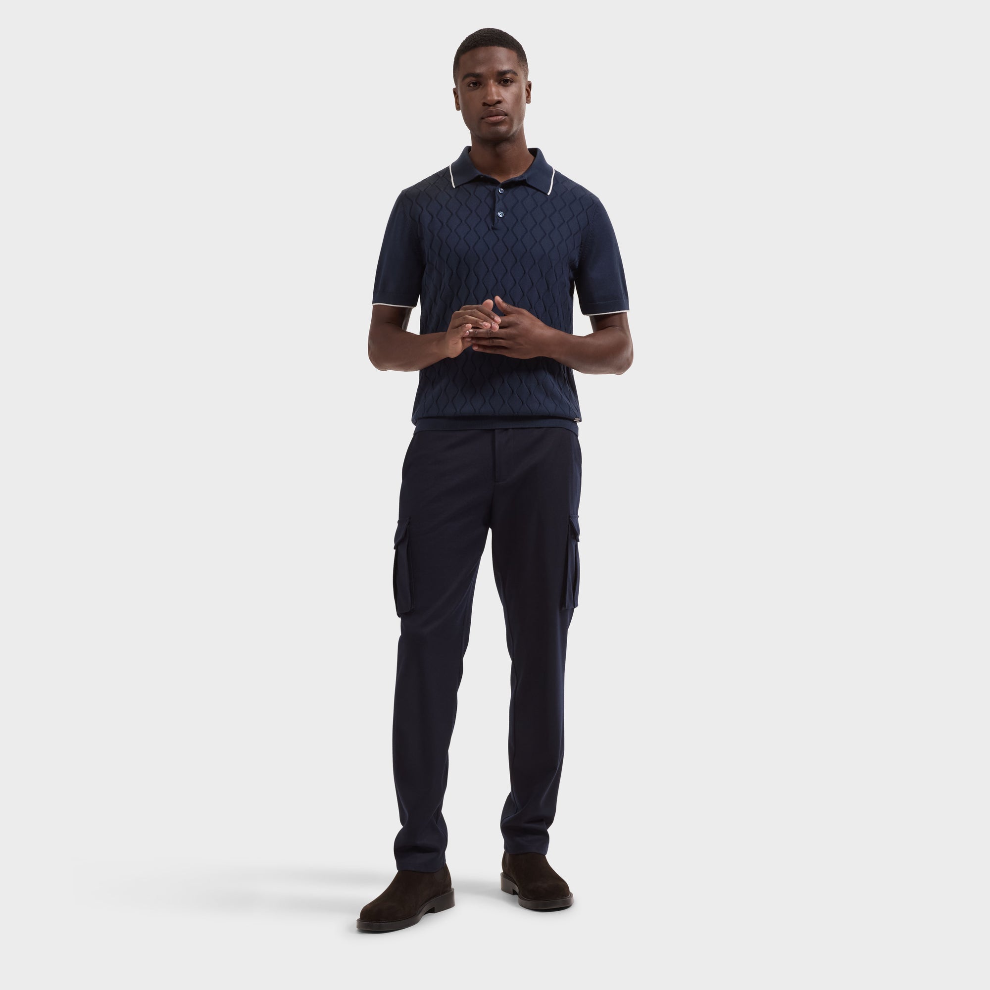 Solid Cargo Pant