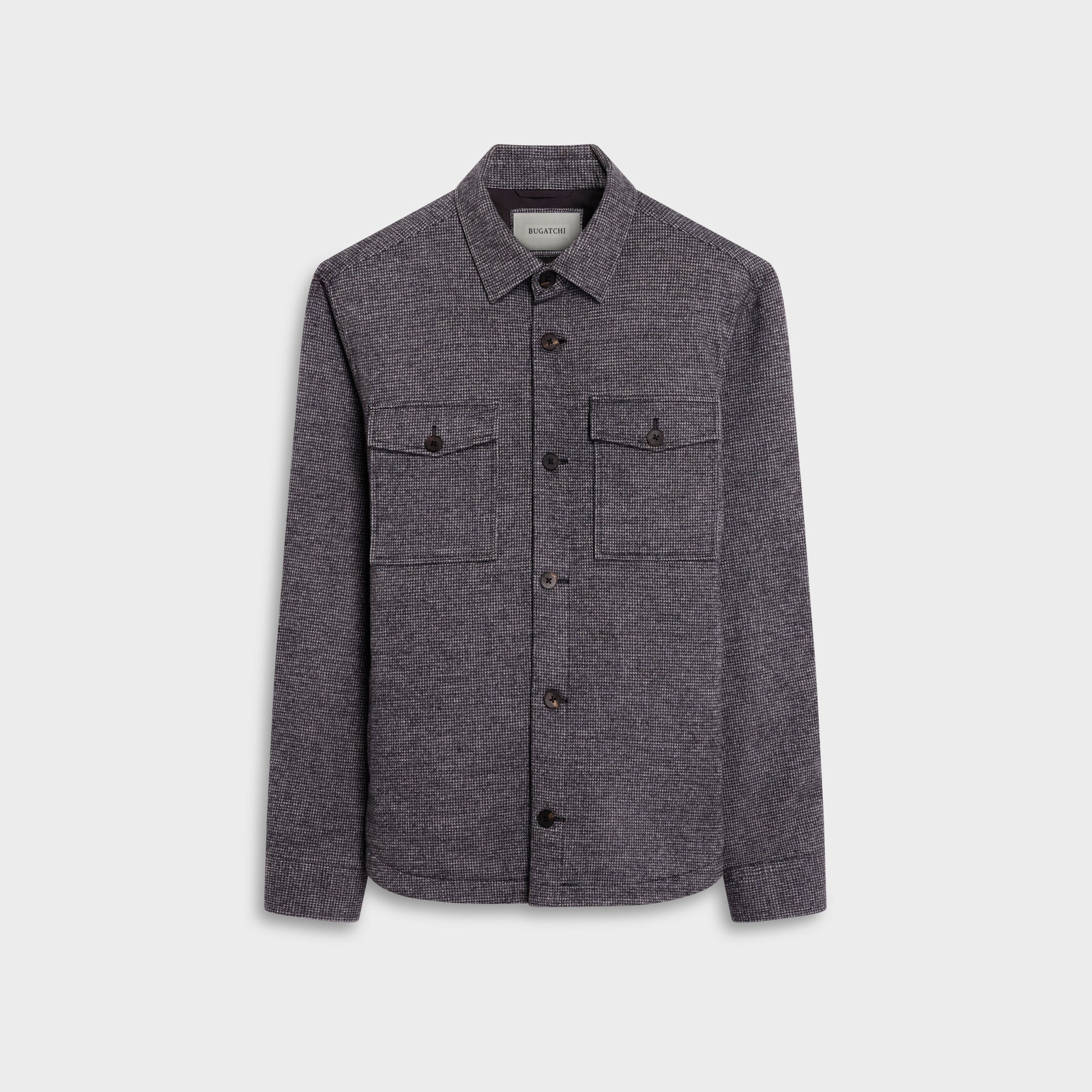 Houndstooth Shirt Jacket