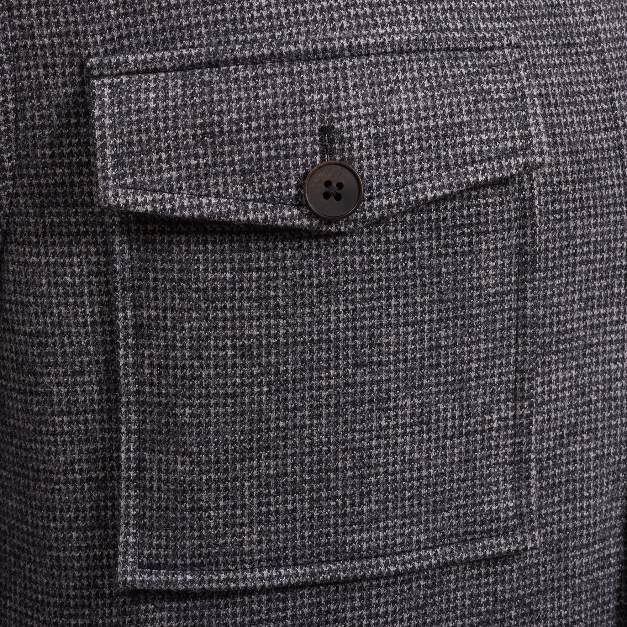 Houndstooth Shirt Jacket