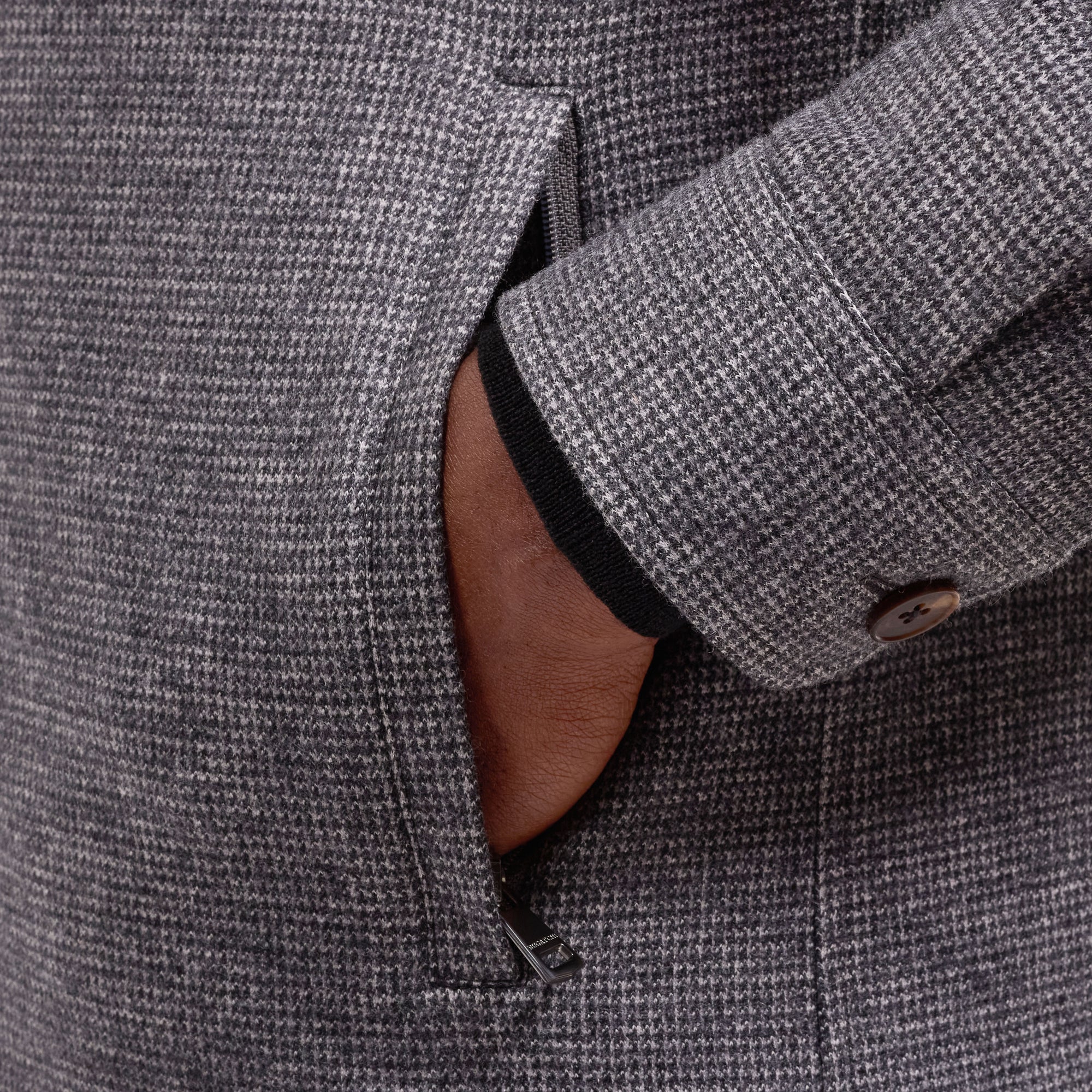 Houndstooth Shirt Jacket
