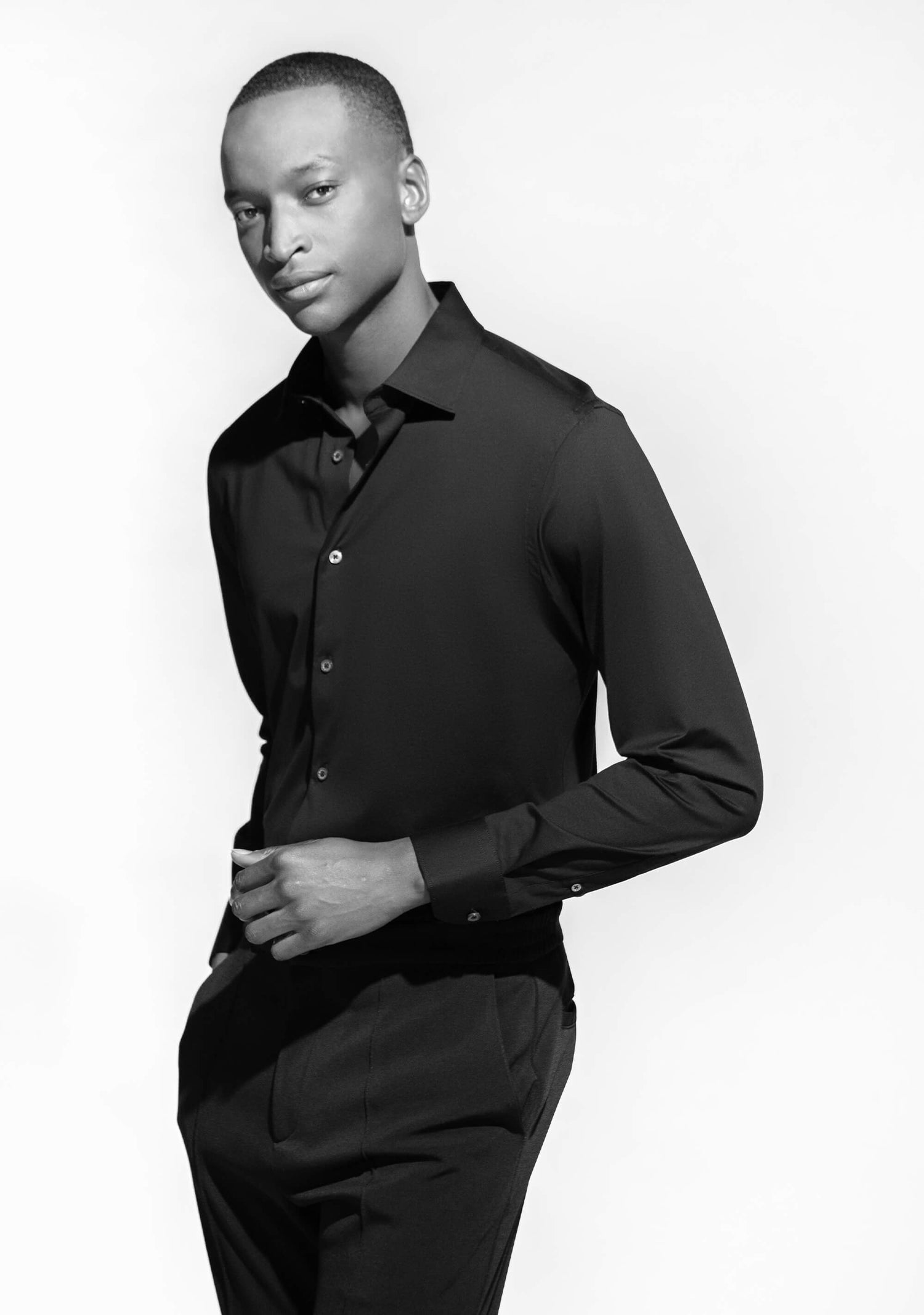 bugatchi dress shirt black pants brown shoes Men's Bugatchi Button Down & Dress Shirts
