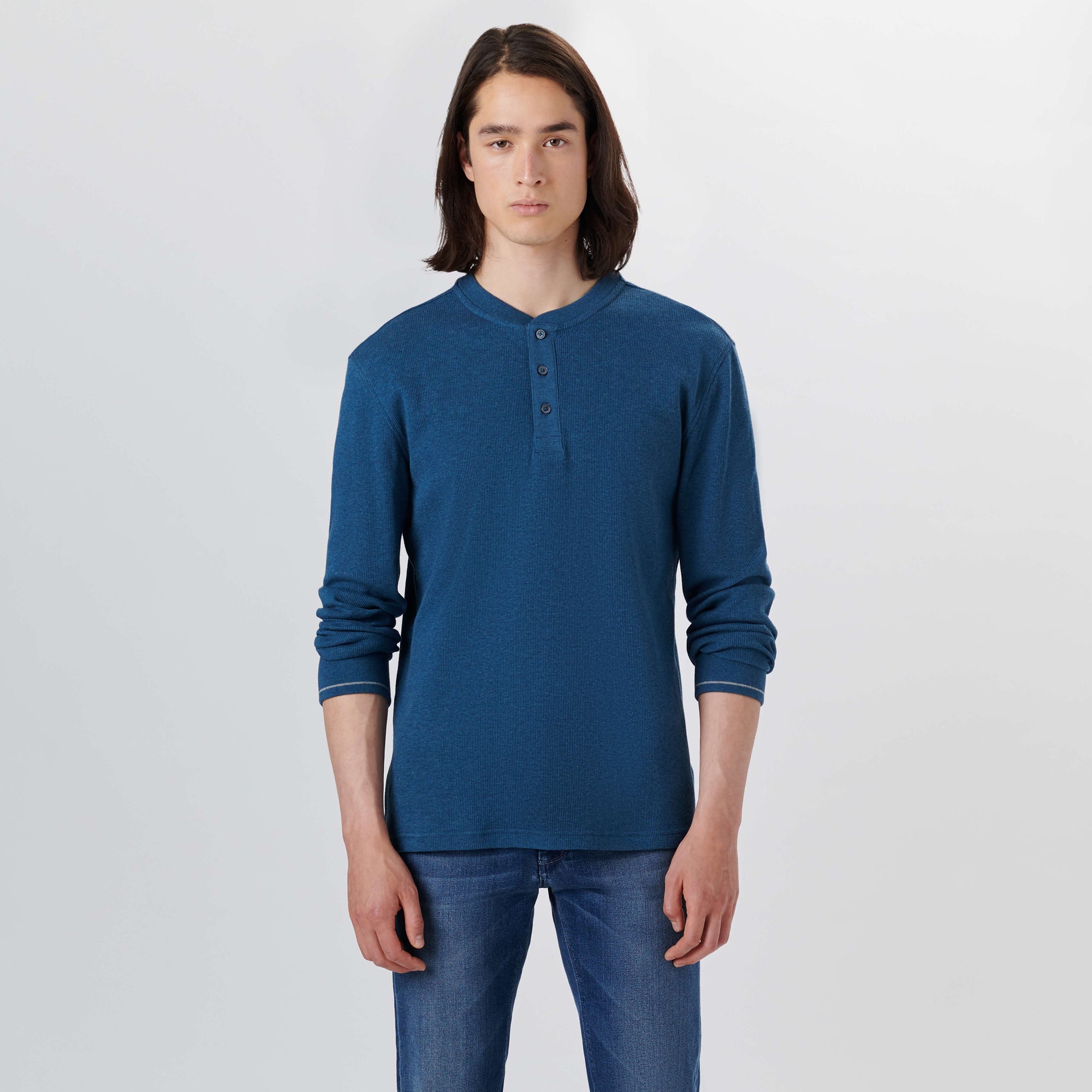 Solid & Stripe Combo Crew Neck Sweater