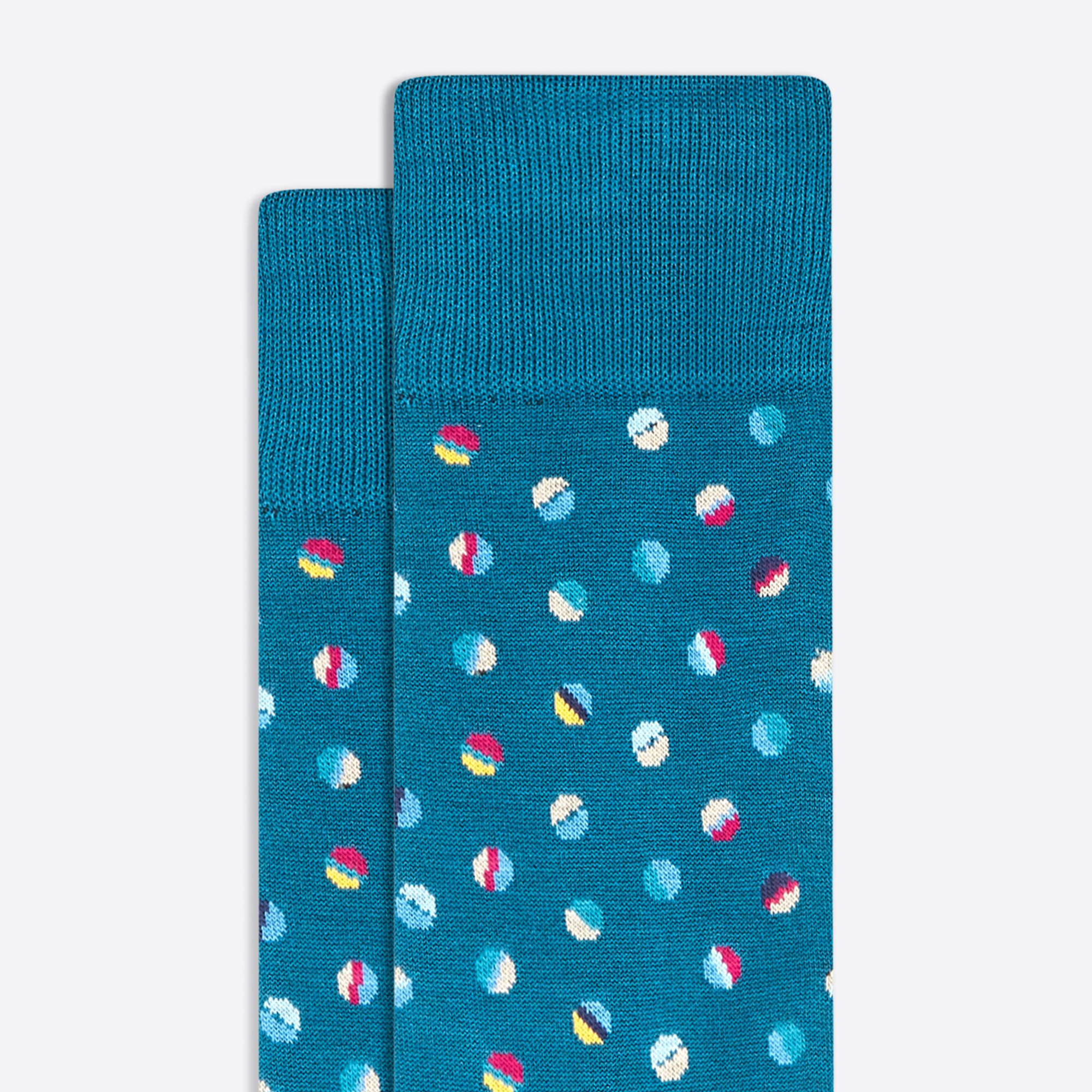 Coin Dot Mid-Calf Socks