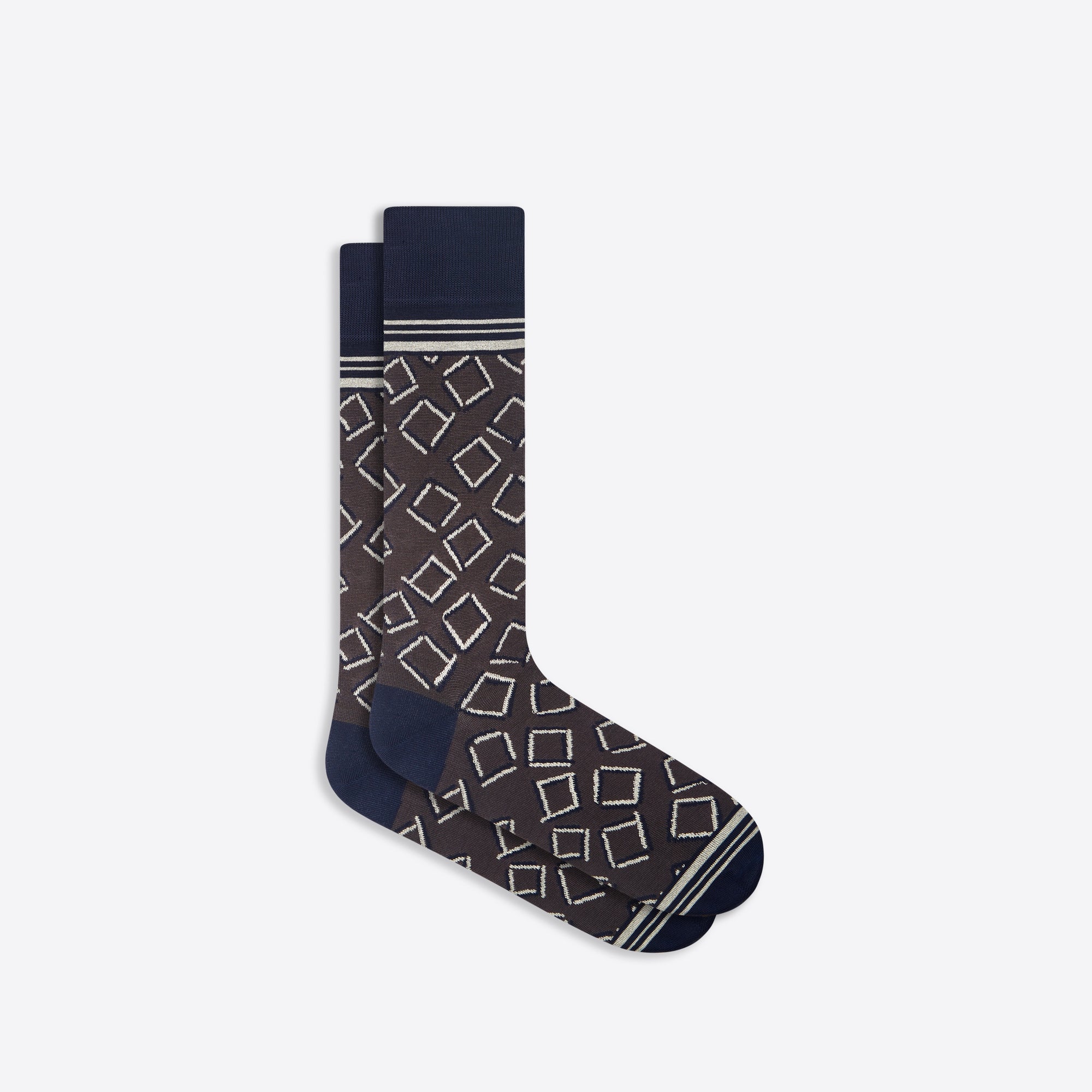Geometric Mid-Calf Socks