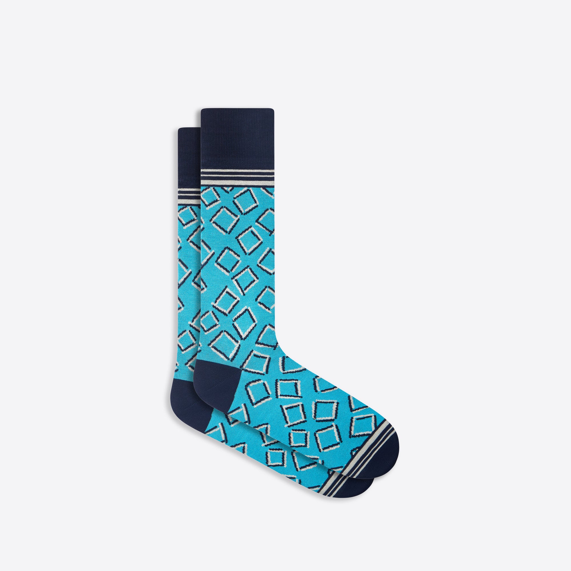 Geometric Mid-Calf Socks