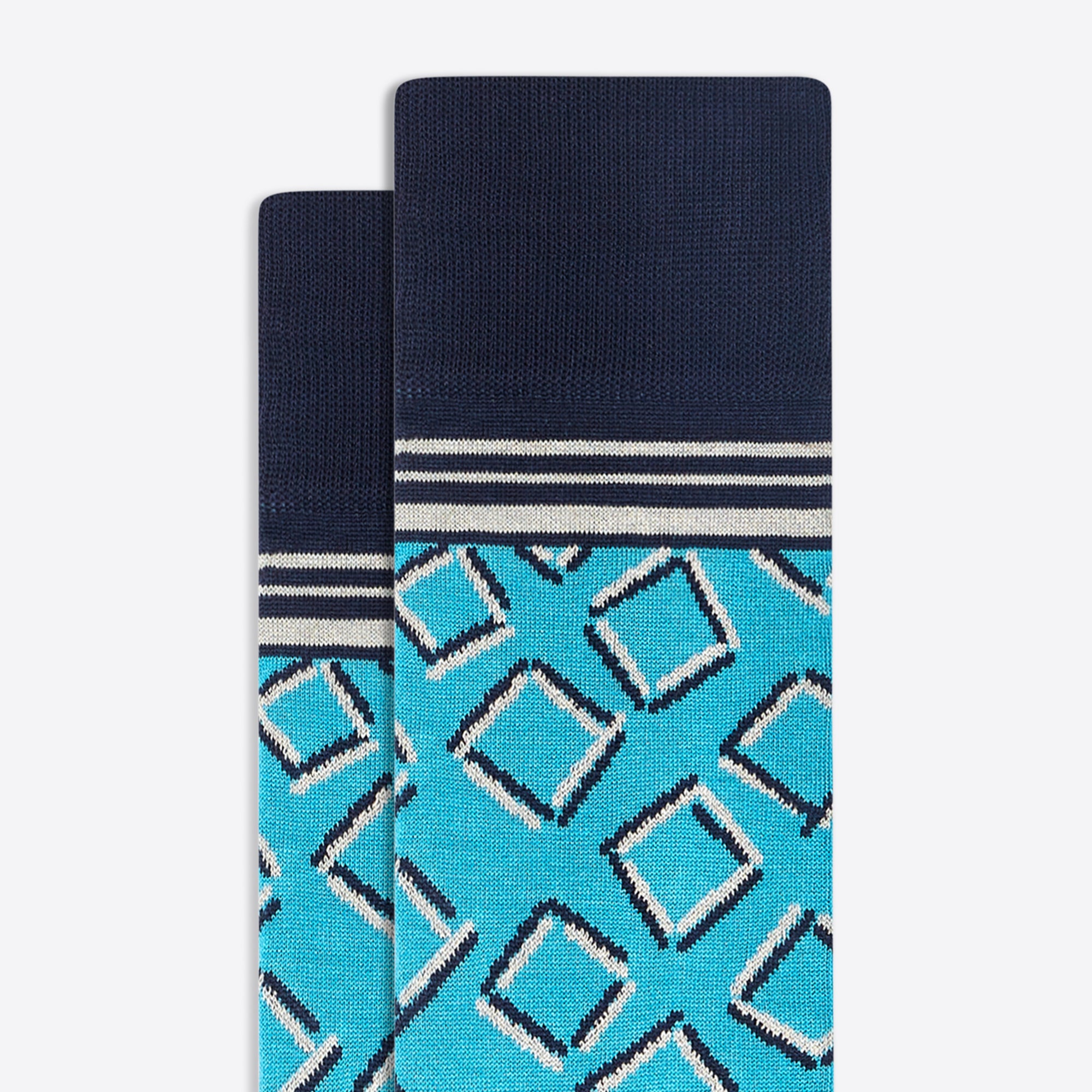 Geometric Mid-Calf Socks