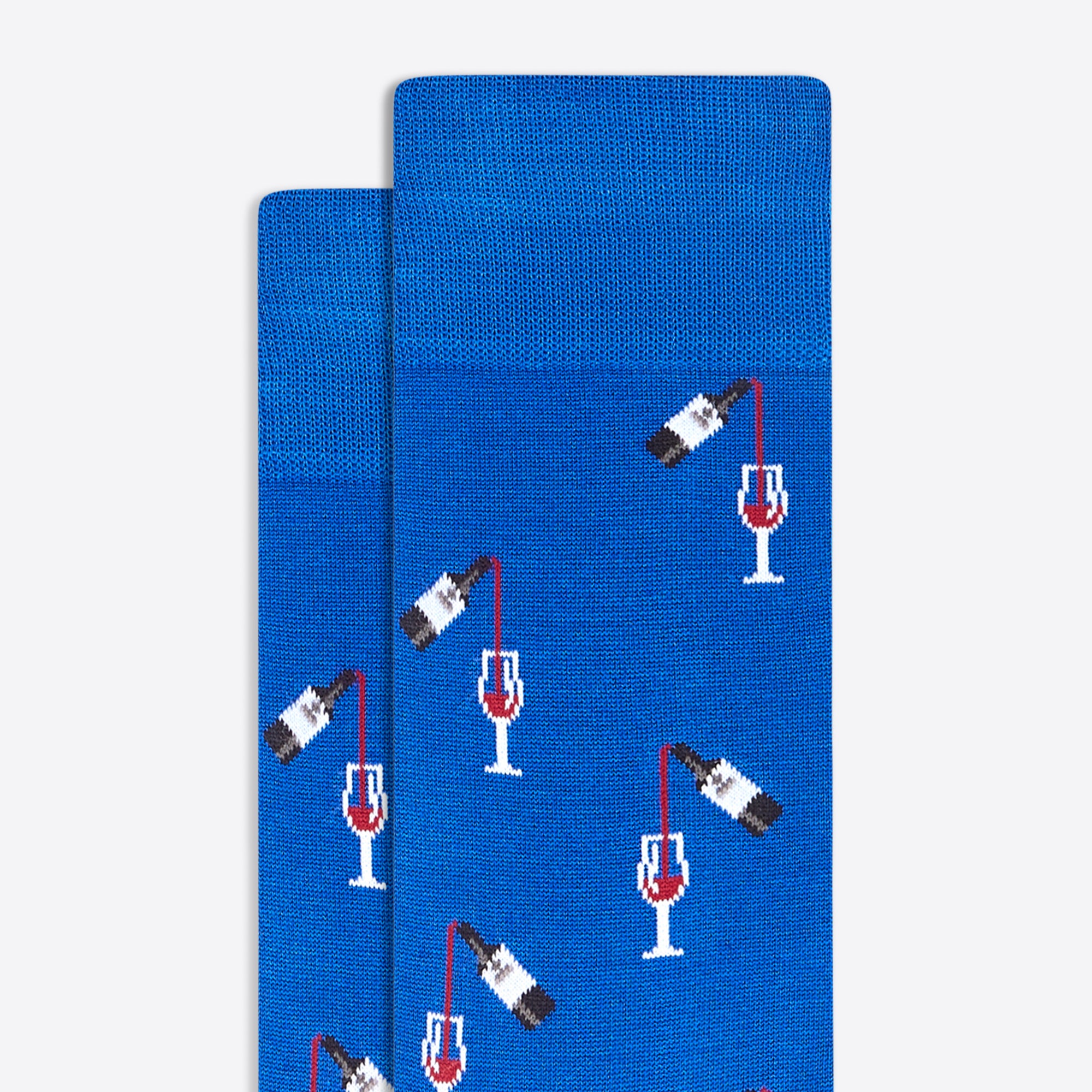 Glass of Wine Mid-Calf Socks