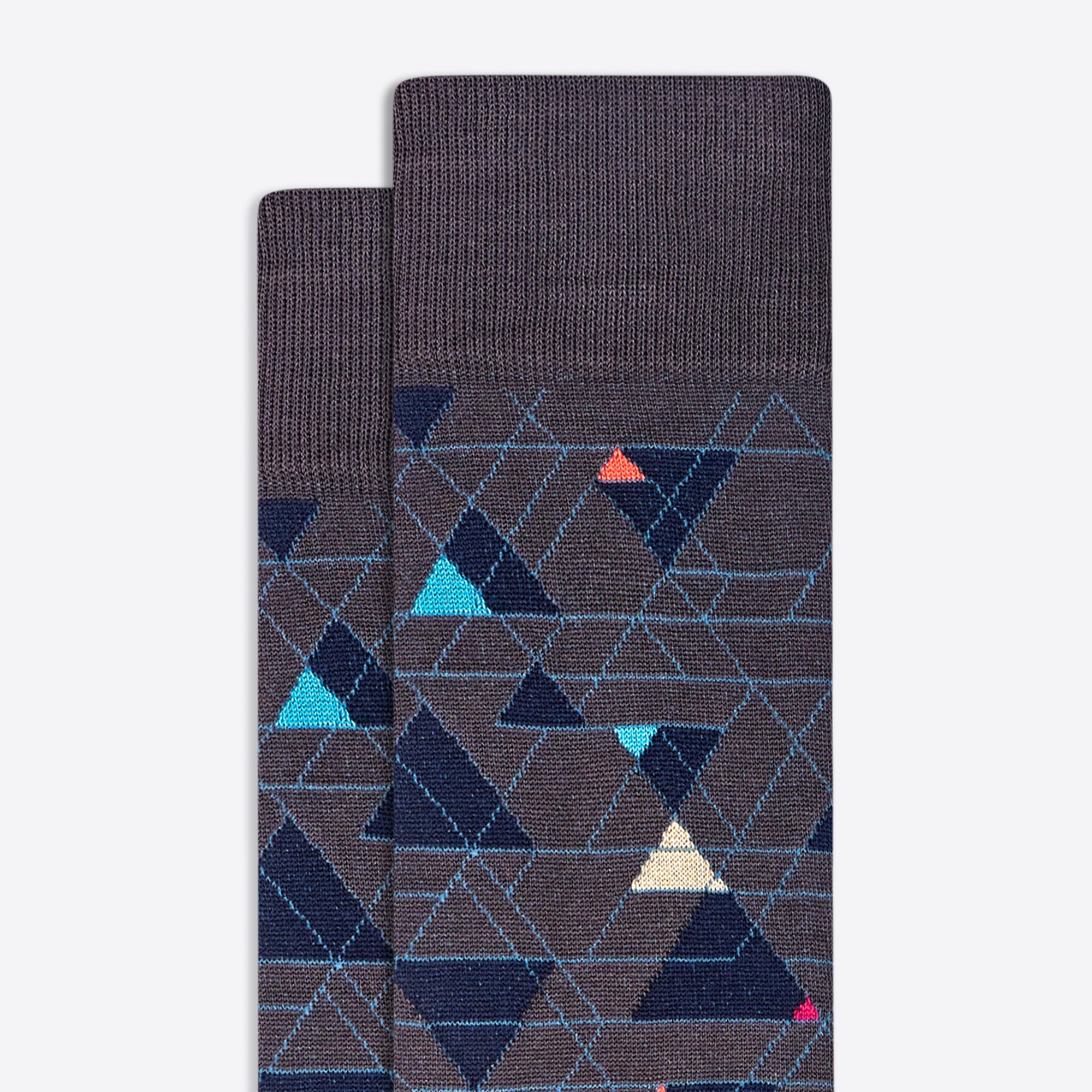 Geometric Mid-Calf Socks