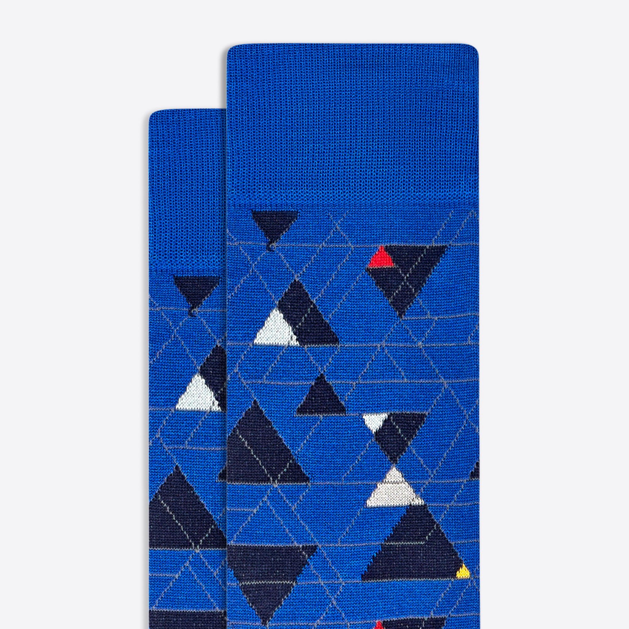 Geometric Mid-Calf Socks
