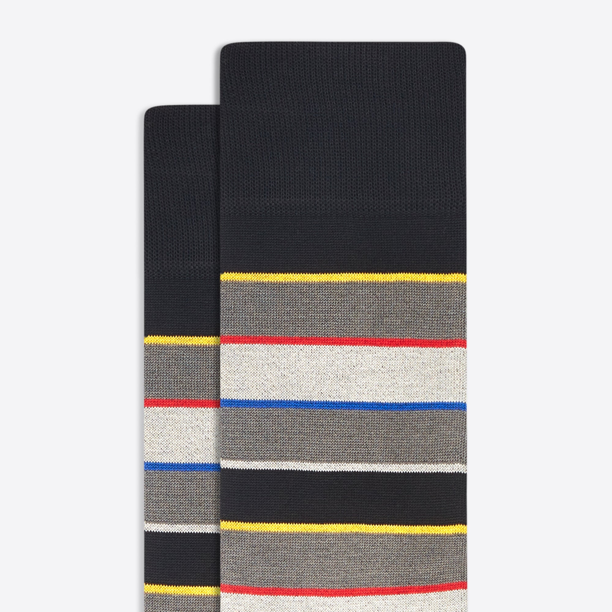 Striped Mid-Calf Socks