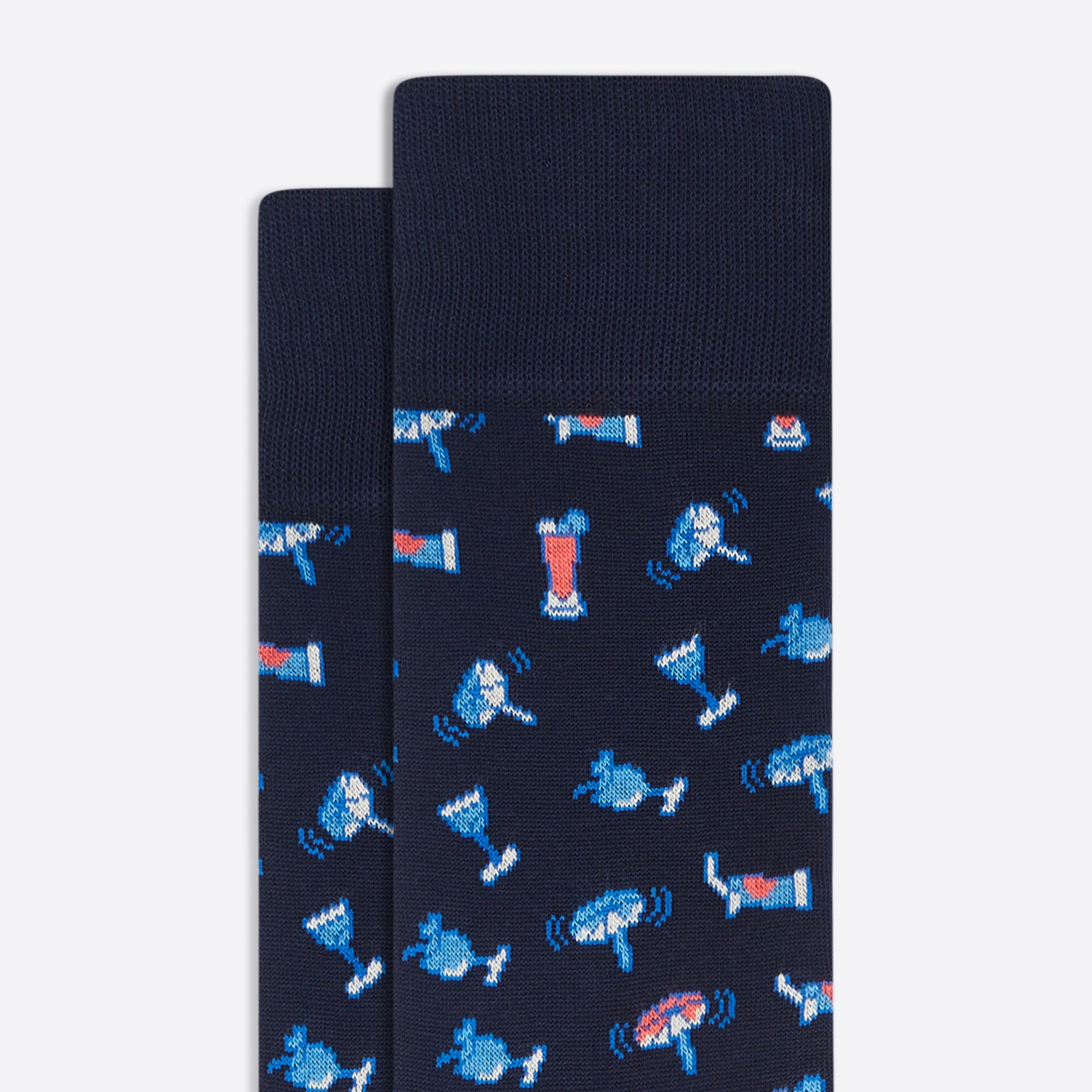 Poolside Cocktails Mid-Calf Socks