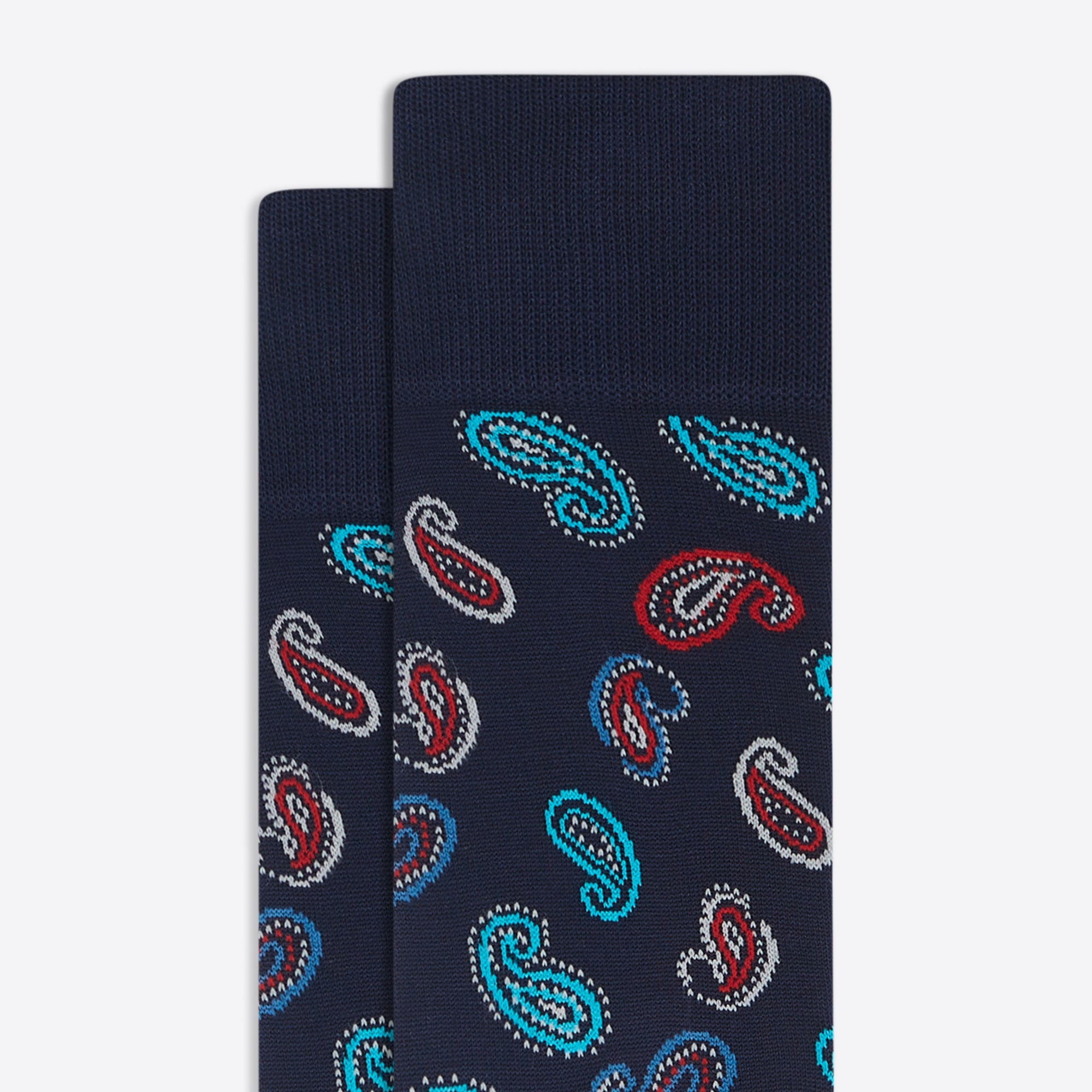 Paisley Mid-Calf Socks