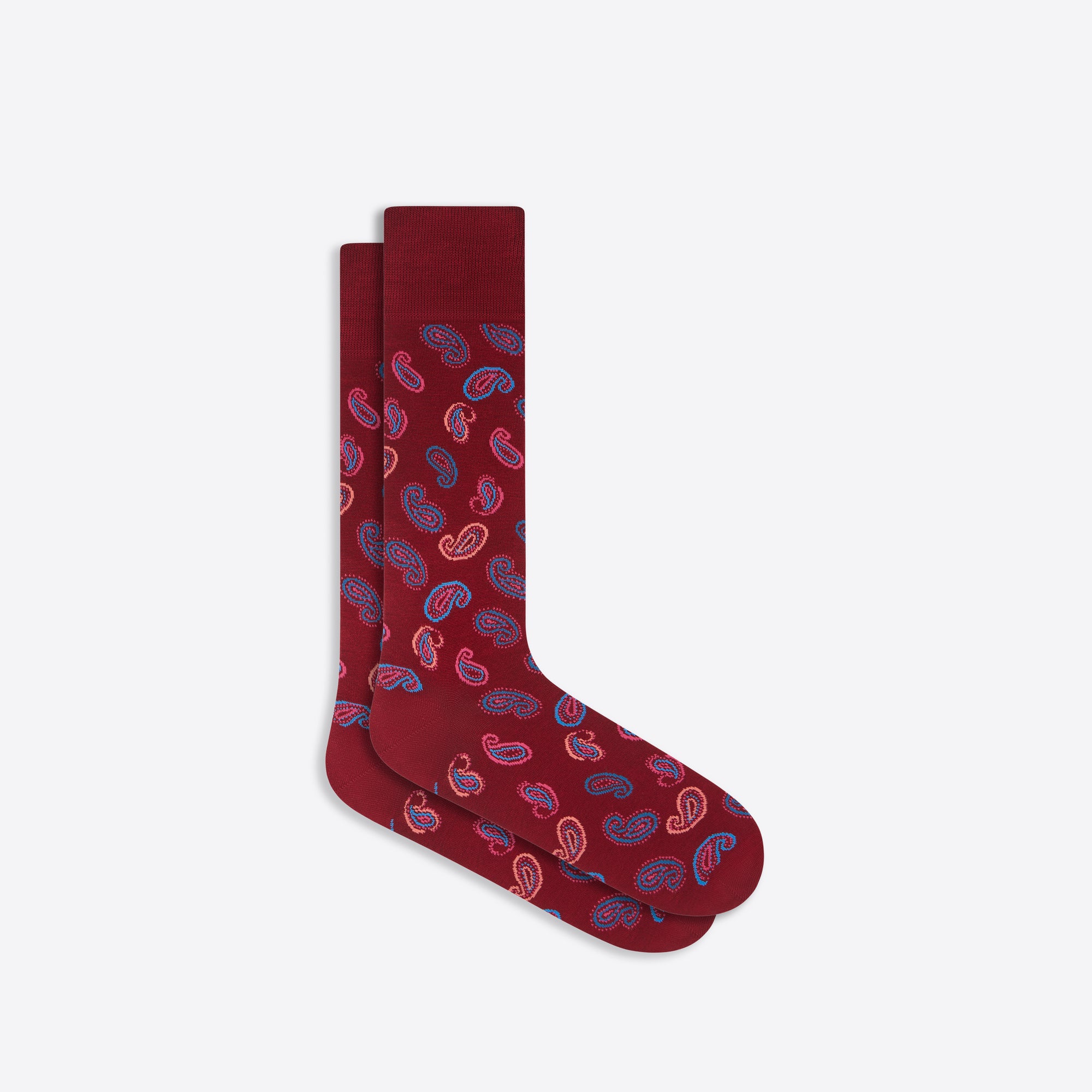 Paisley Mid-Calf Socks