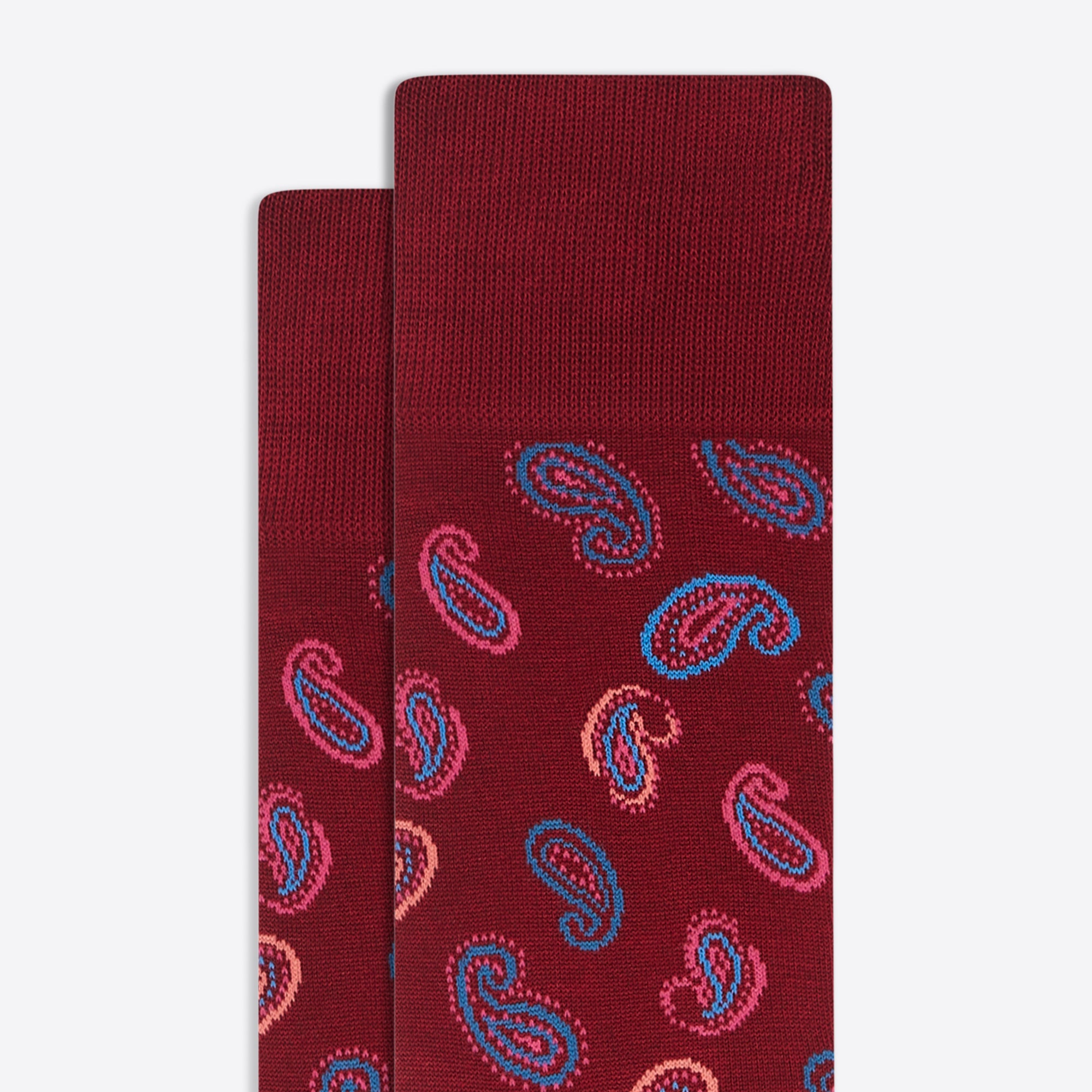 Paisley Mid-Calf Socks