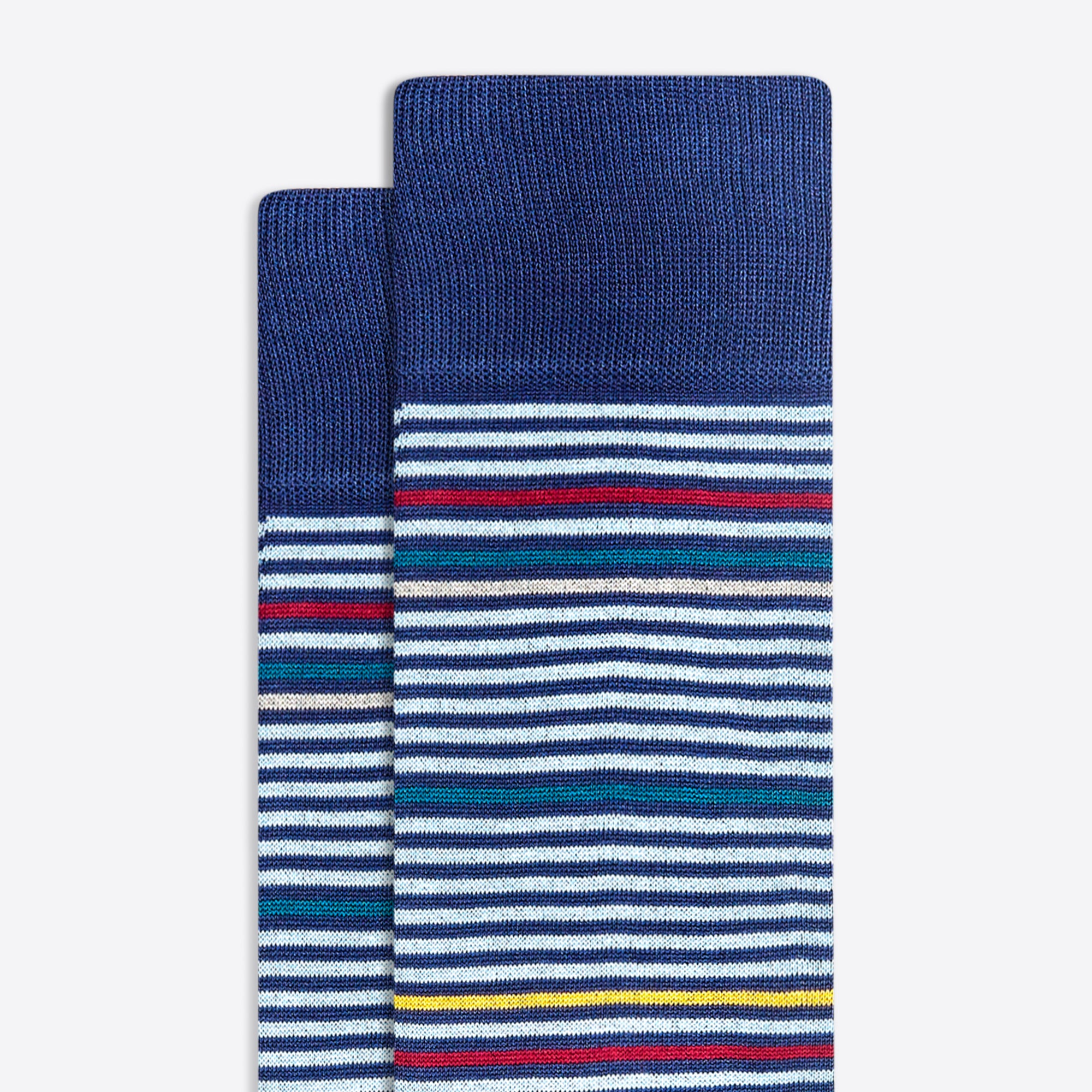 Striped Mid-Calf Socks