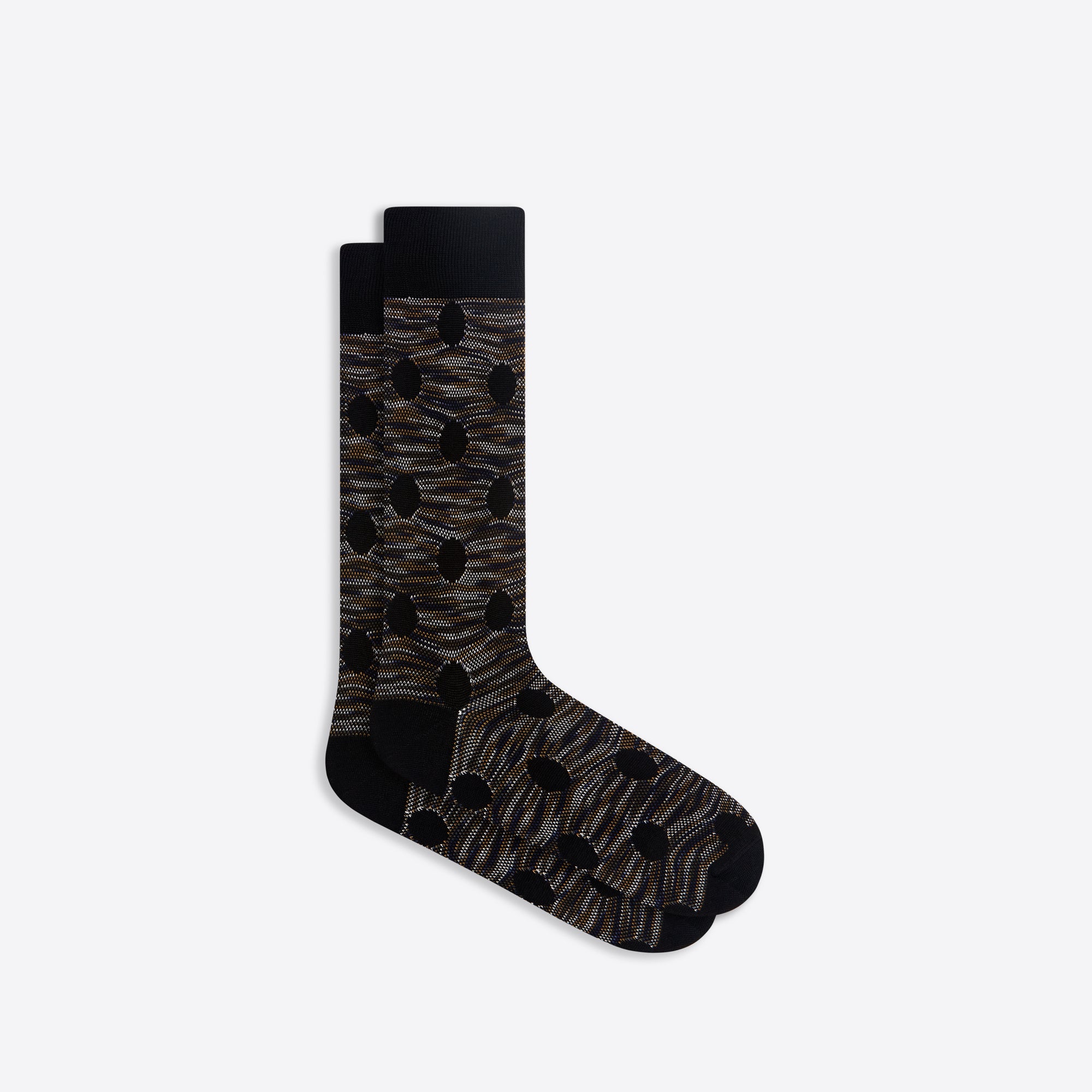 Melange Dots Mid-Calf Socks