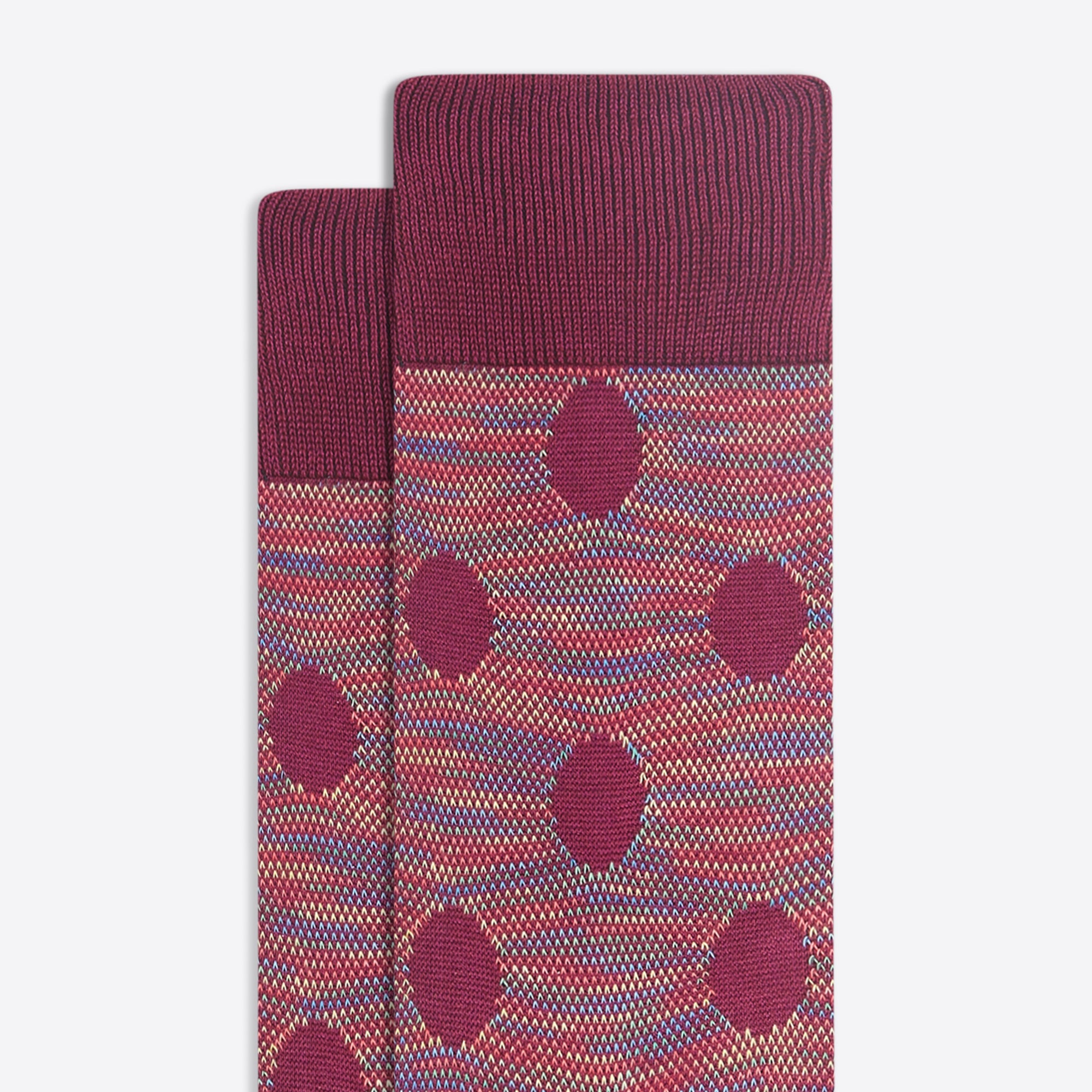 Melange Dots Mid-Calf Socks