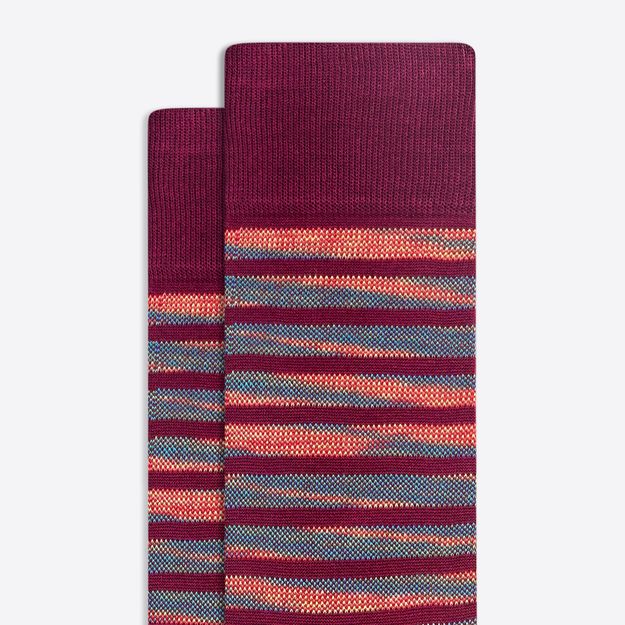 Striped Mid-Calf Socks