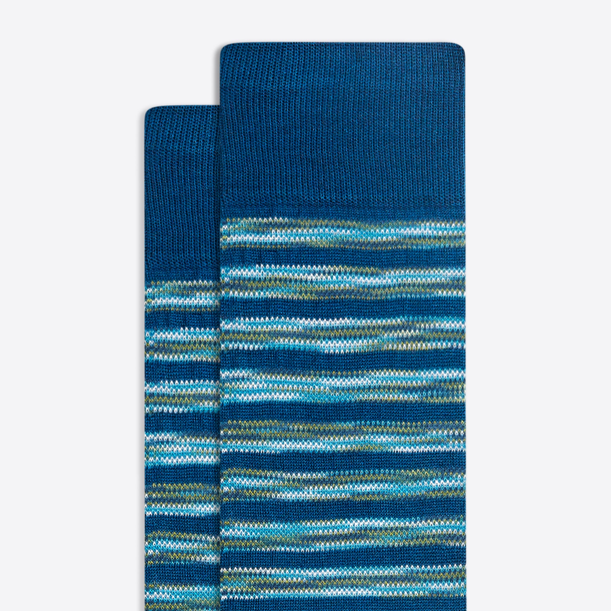 Striped Mid-Calf Socks