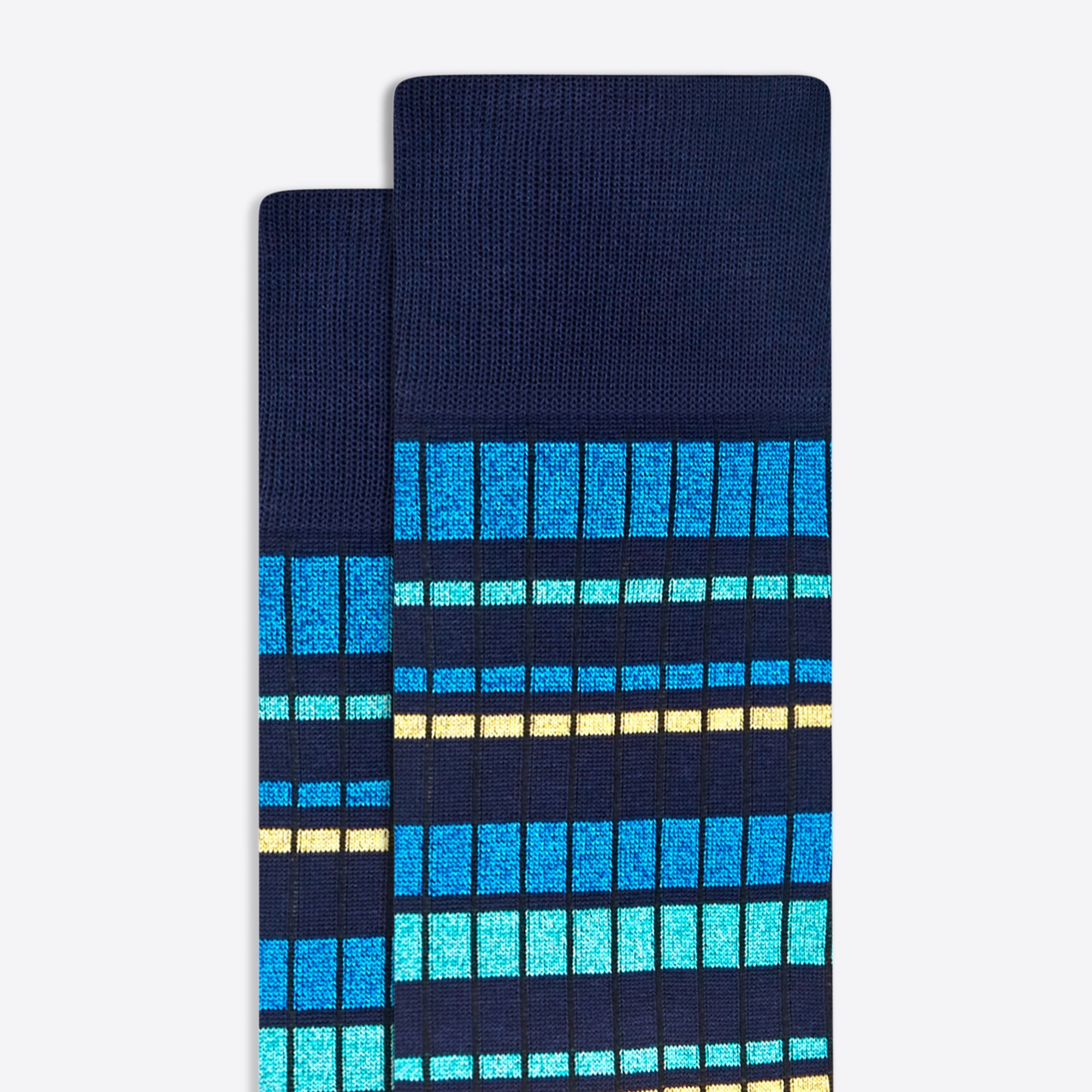 Striped Mid-Calf Socks