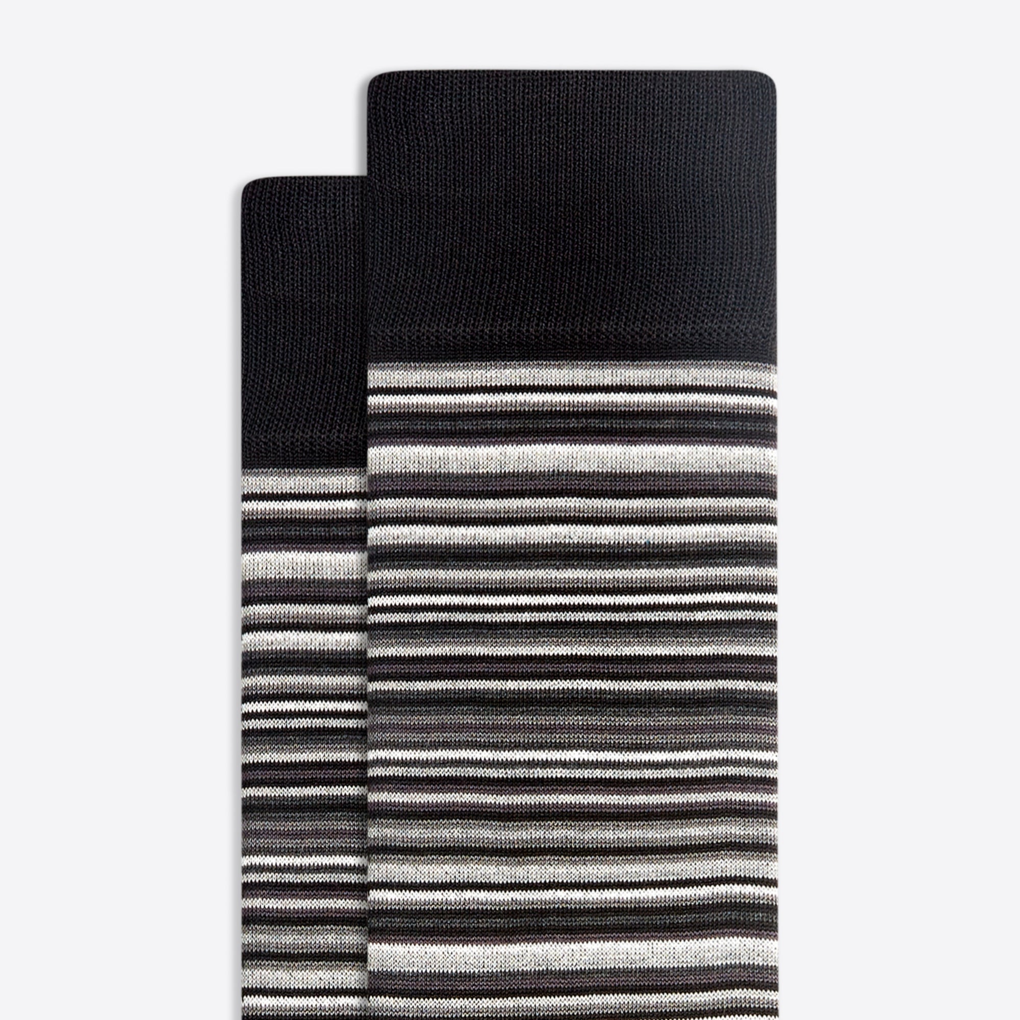 Striped Mid-Calf Socks