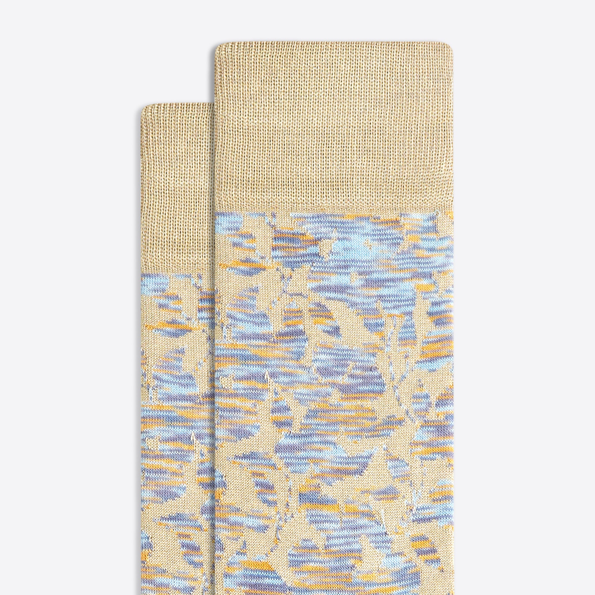 Floral Mid-Calf Socks