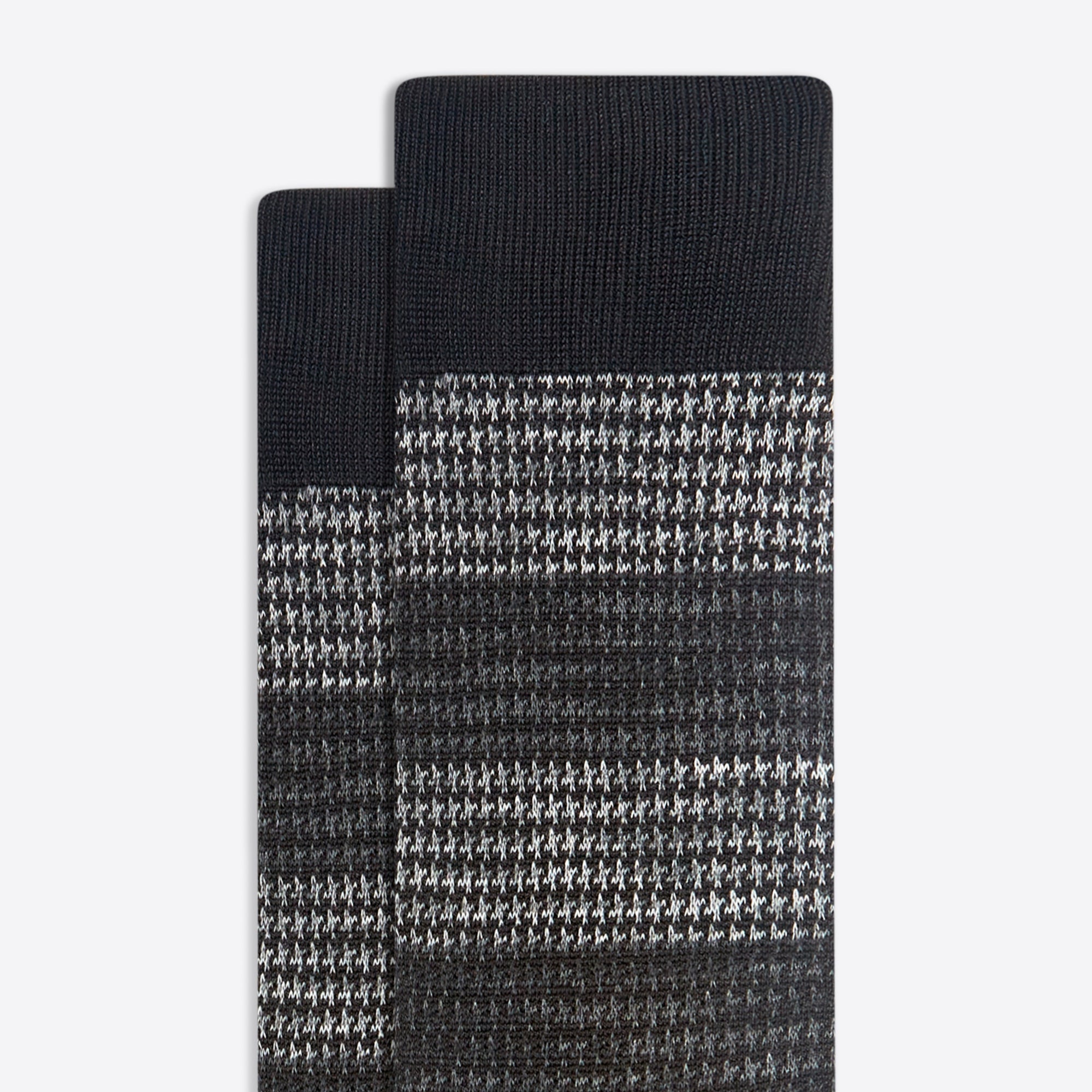 Hound's Tooth Check Mid-Calf Socks