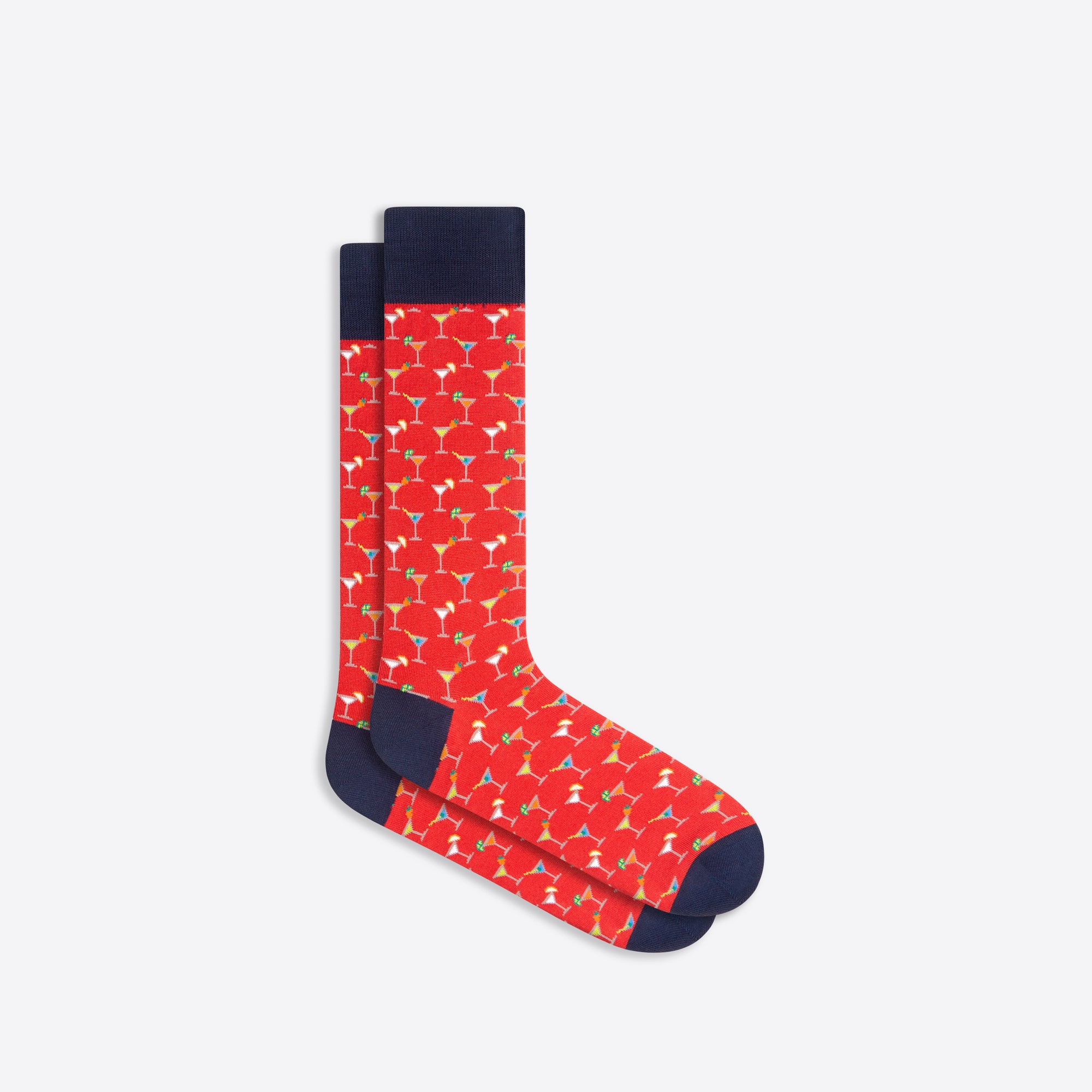 Cocktail Glass Mid-Calf Socks