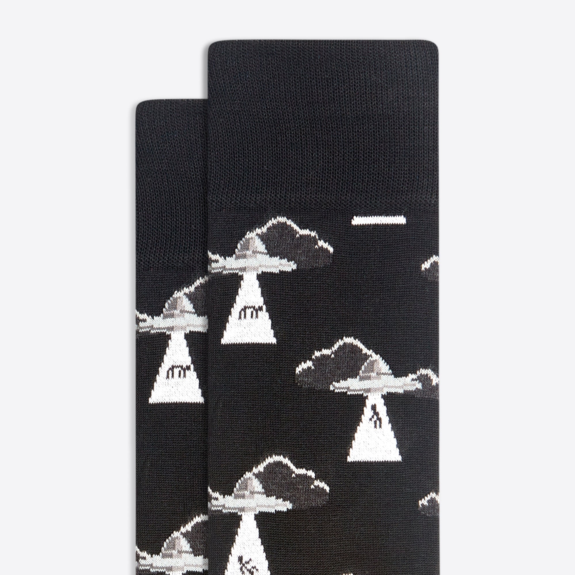 Space Ship Mid-Calf Socks