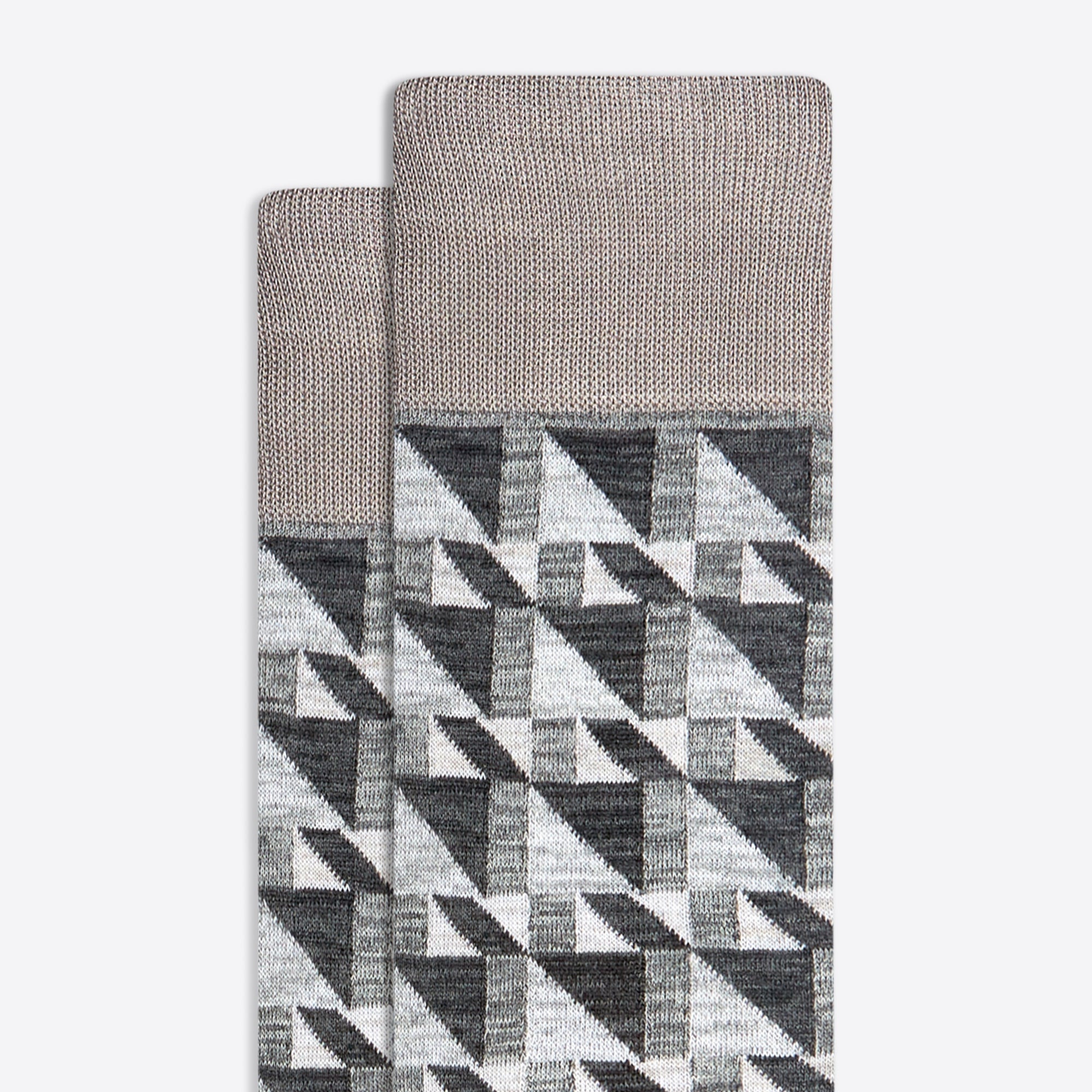 Geometric Mid-Calf Socks
