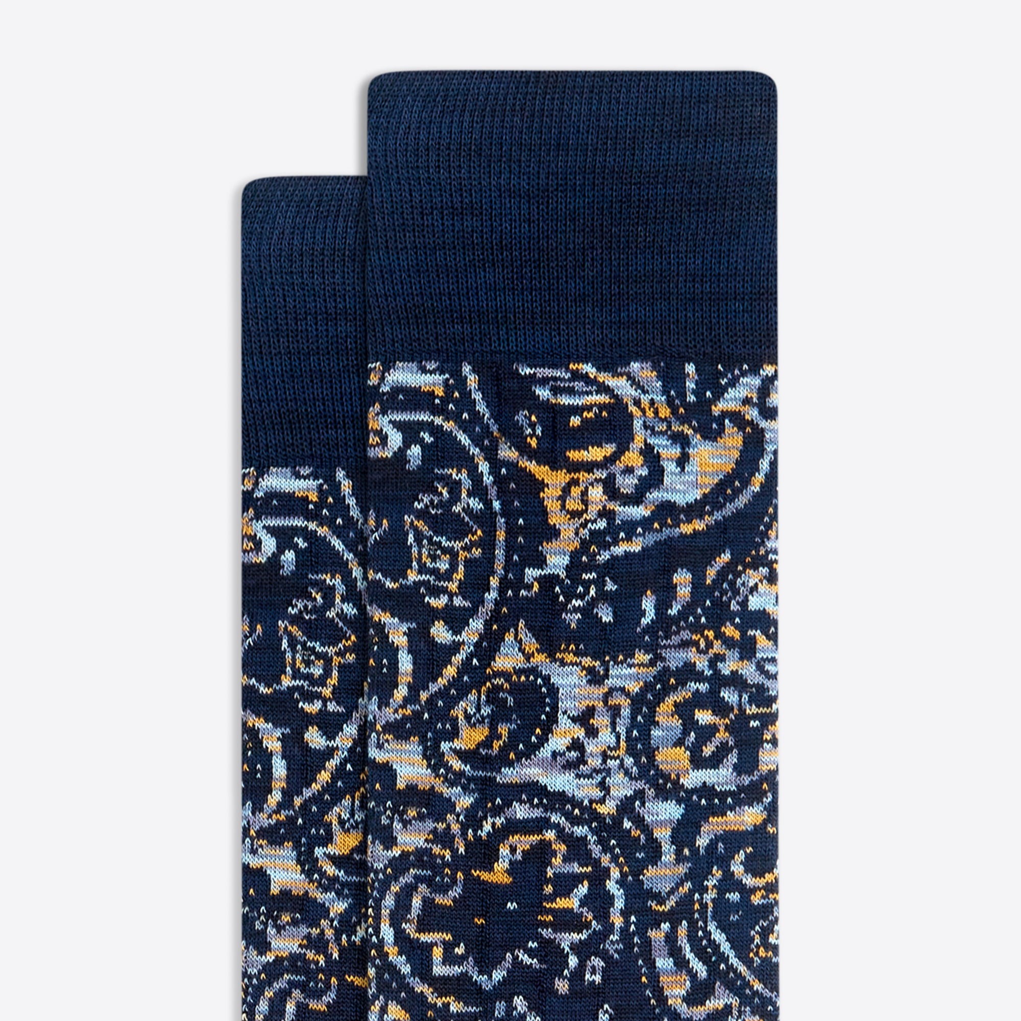 Paisley Mid-Calf Socks