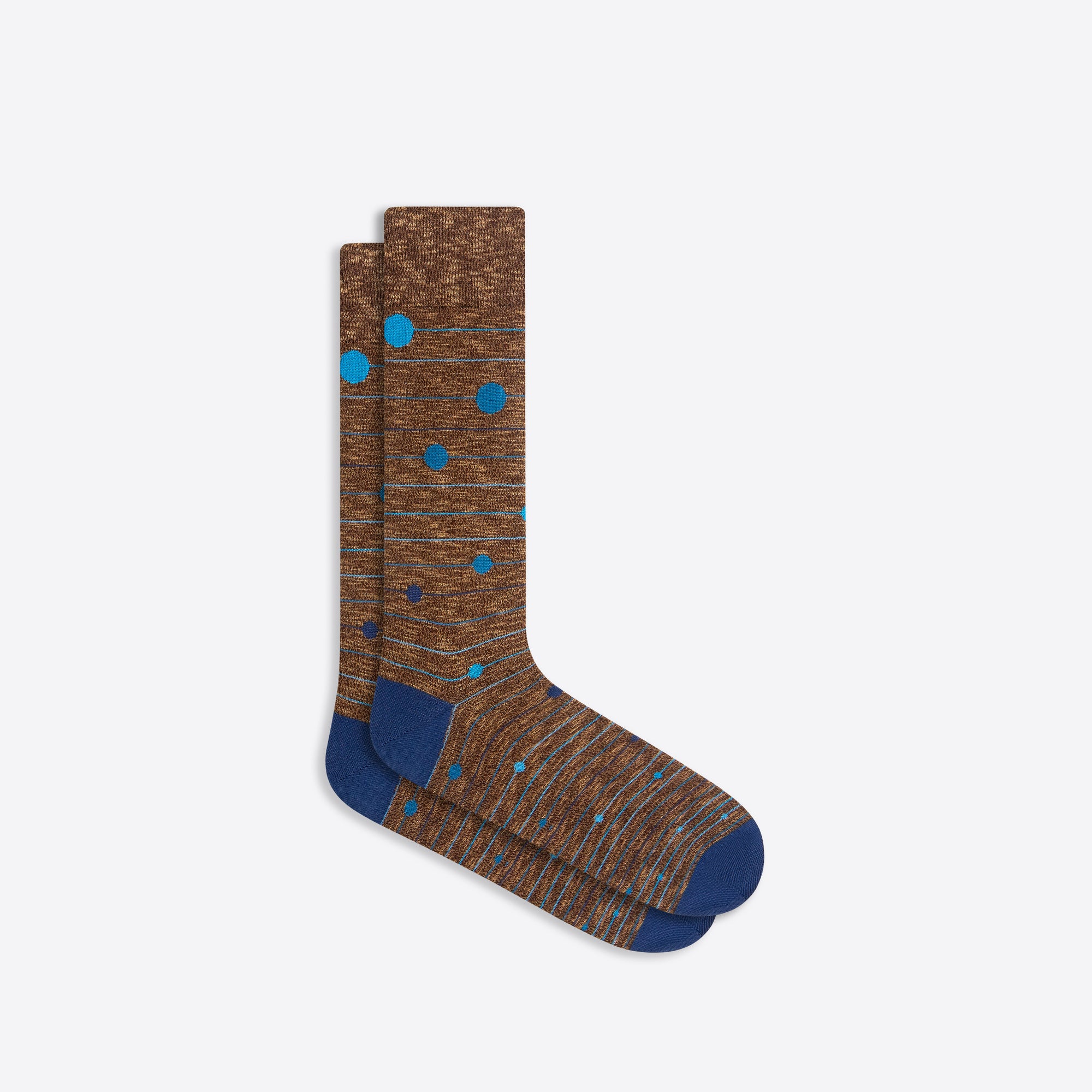Stripe and Dot Mid-Calf Socks
