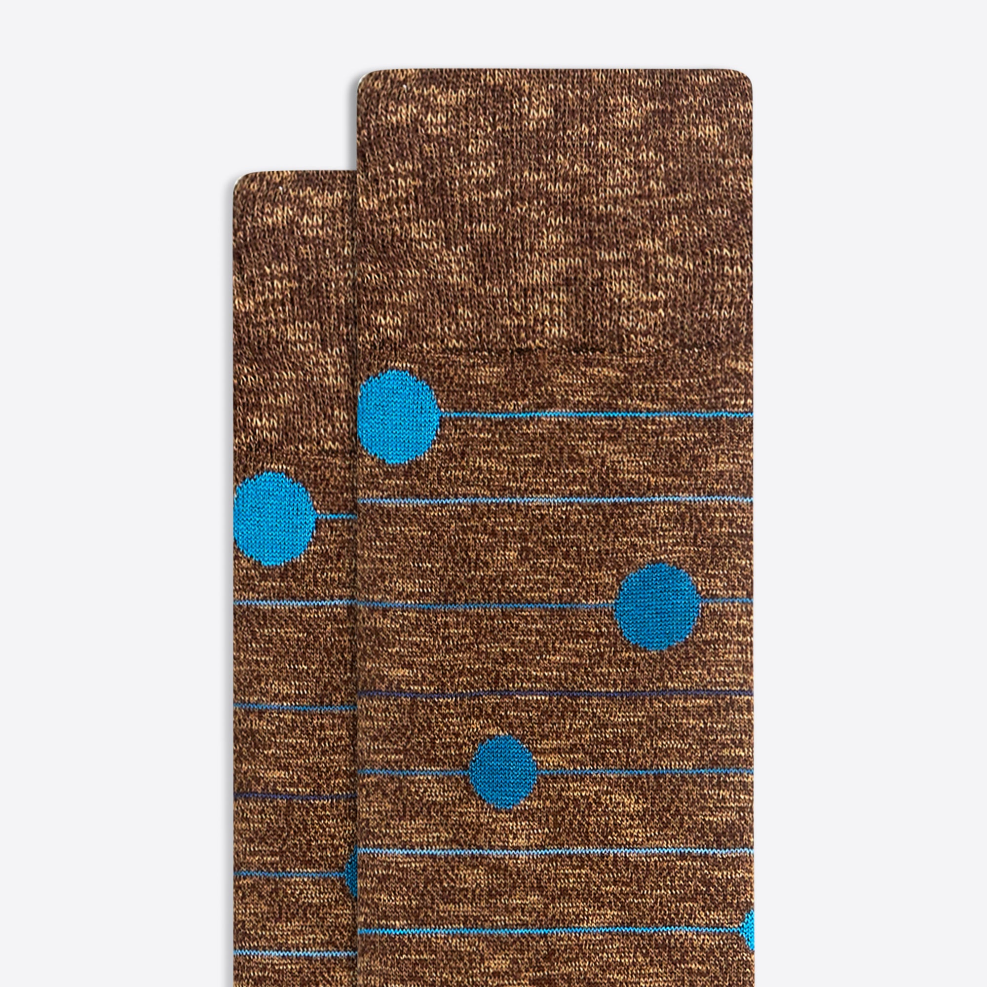 Stripe and Dot Mid-Calf Socks