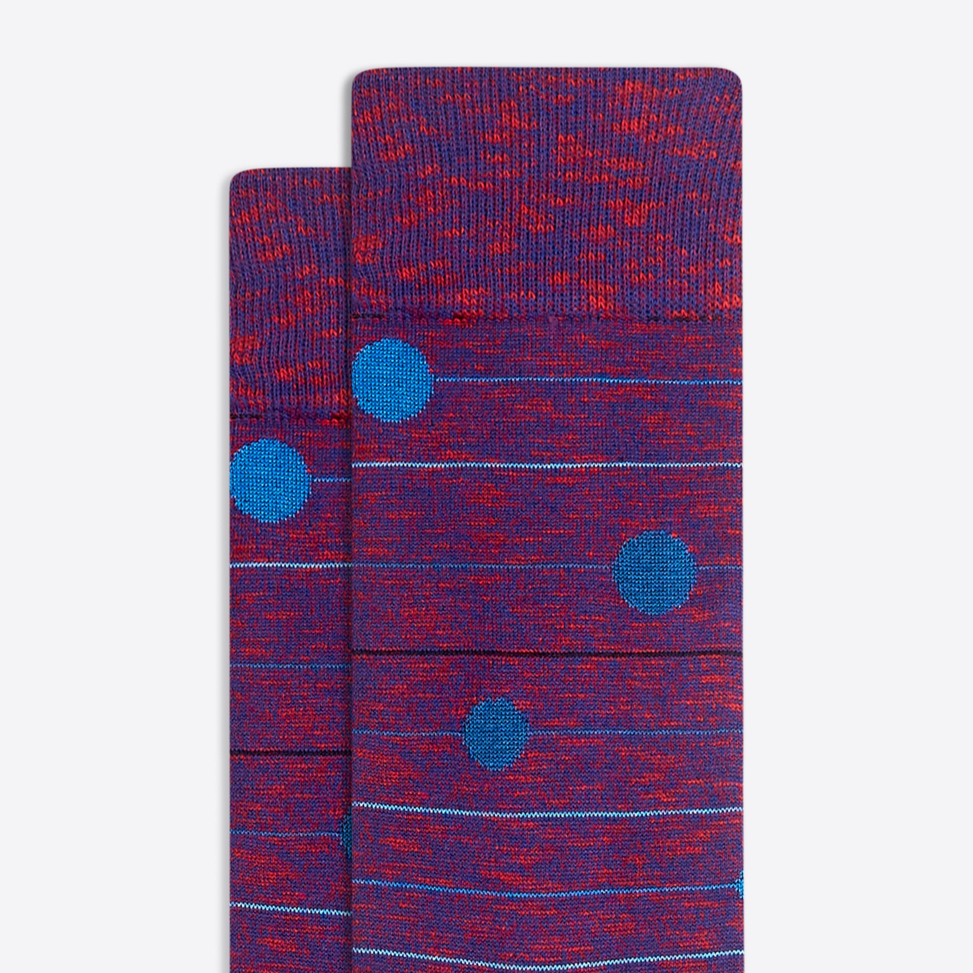 Stripe and Dot Mid-Calf Socks