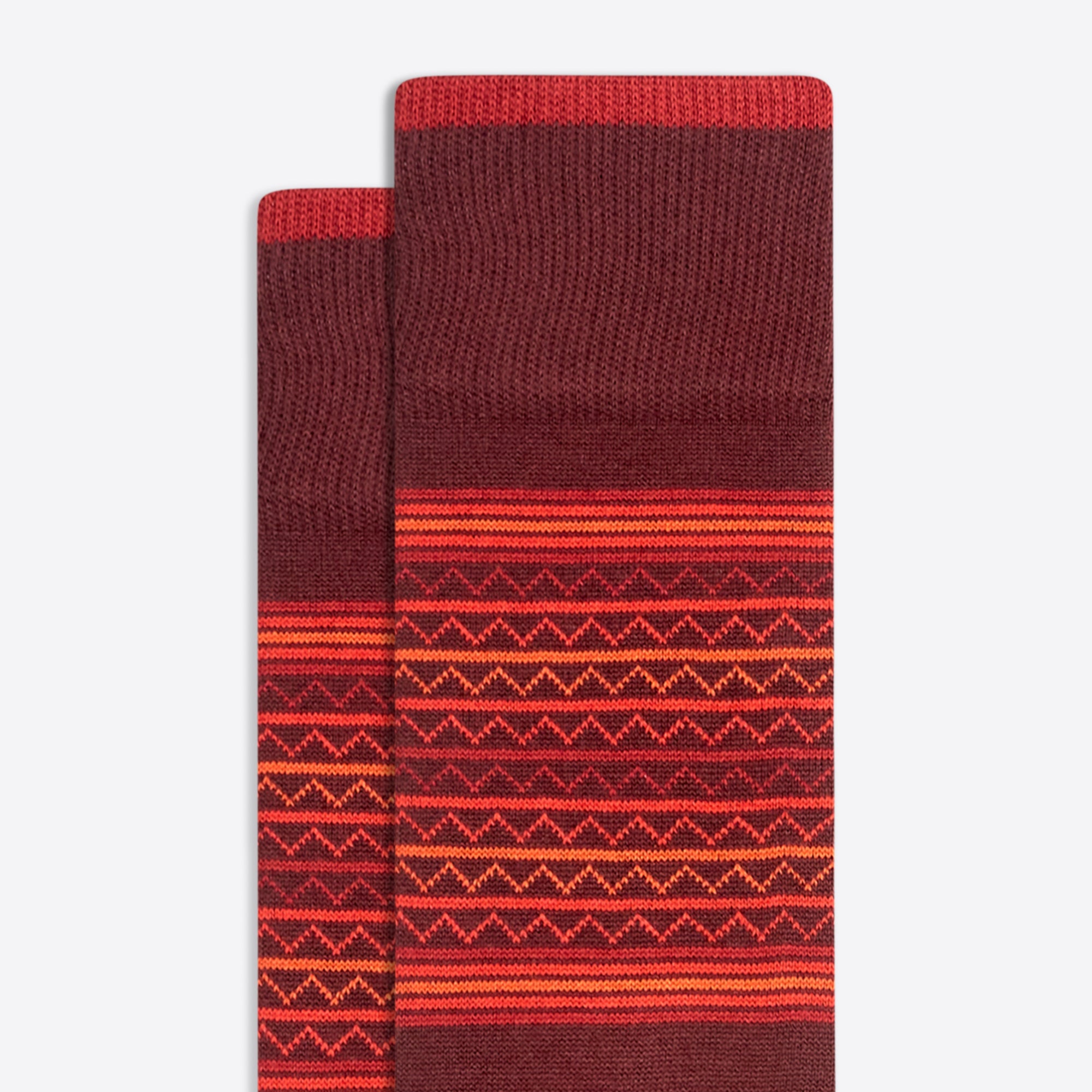 Serpentine Stripe Mid-Calf Socks