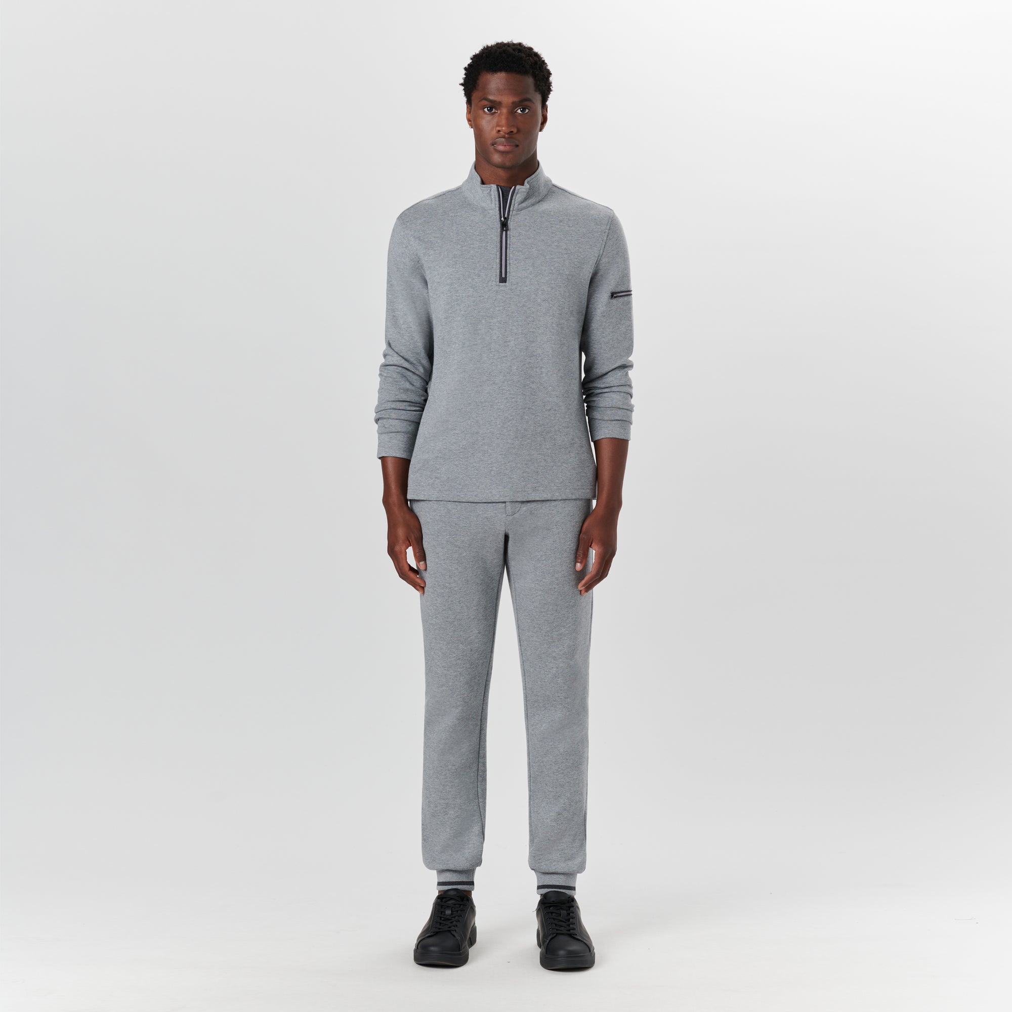 Quarter Zip Pullover Sweatshirt