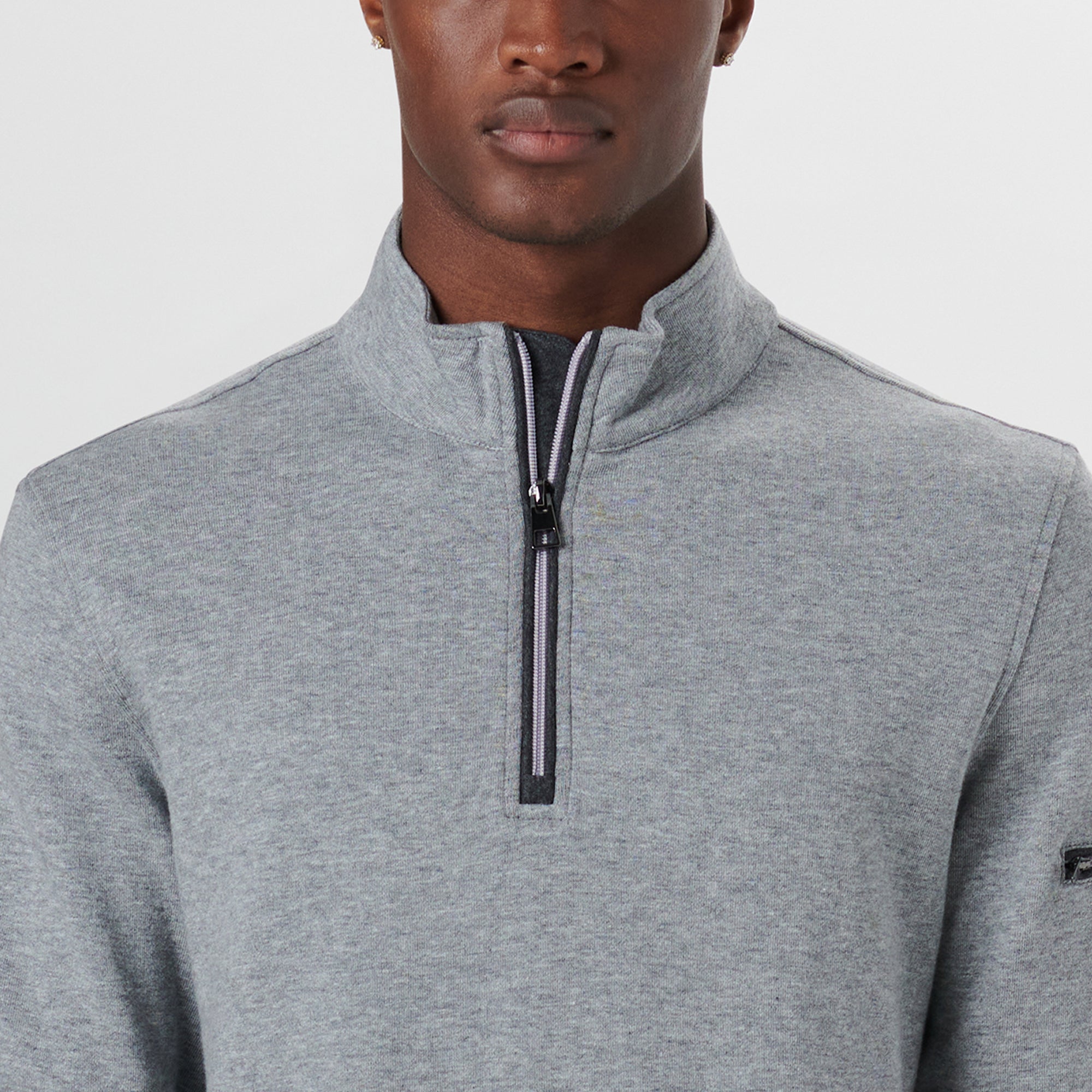 Quarter Zip Pullover Sweatshirt