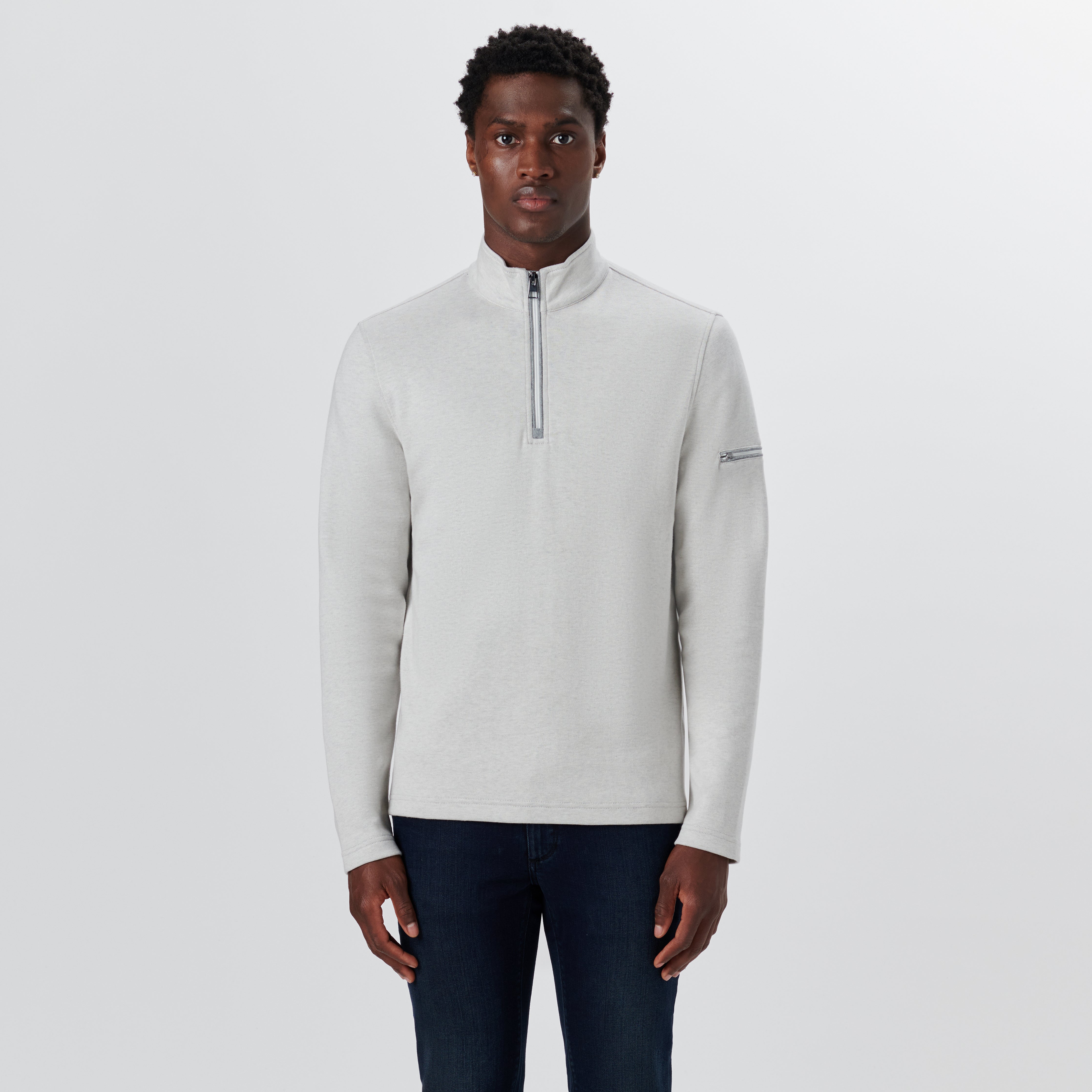 Quarter Zip Pullover Sweatshirt – BUGATCHI