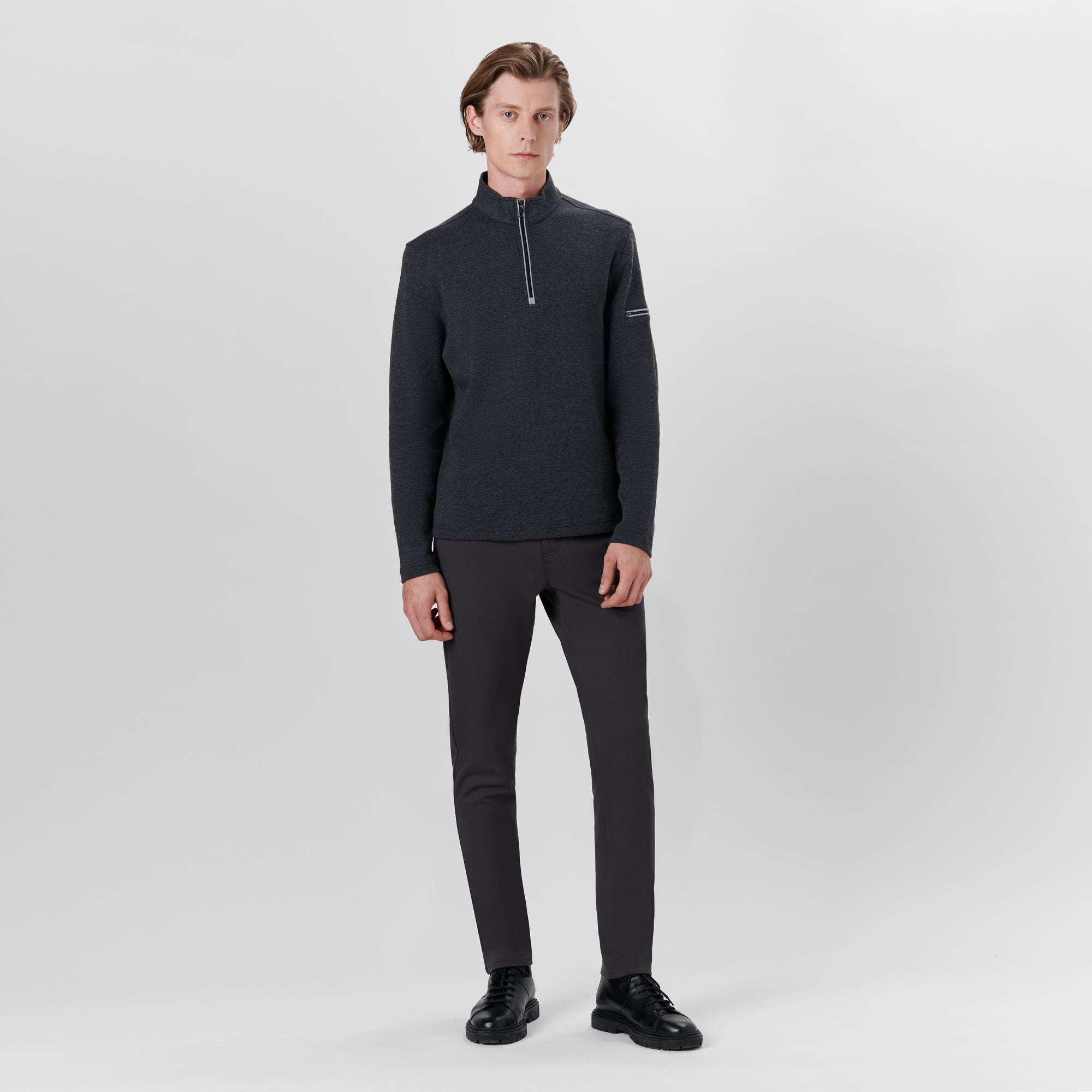 Quarter Zip Pullover Sweatshirt