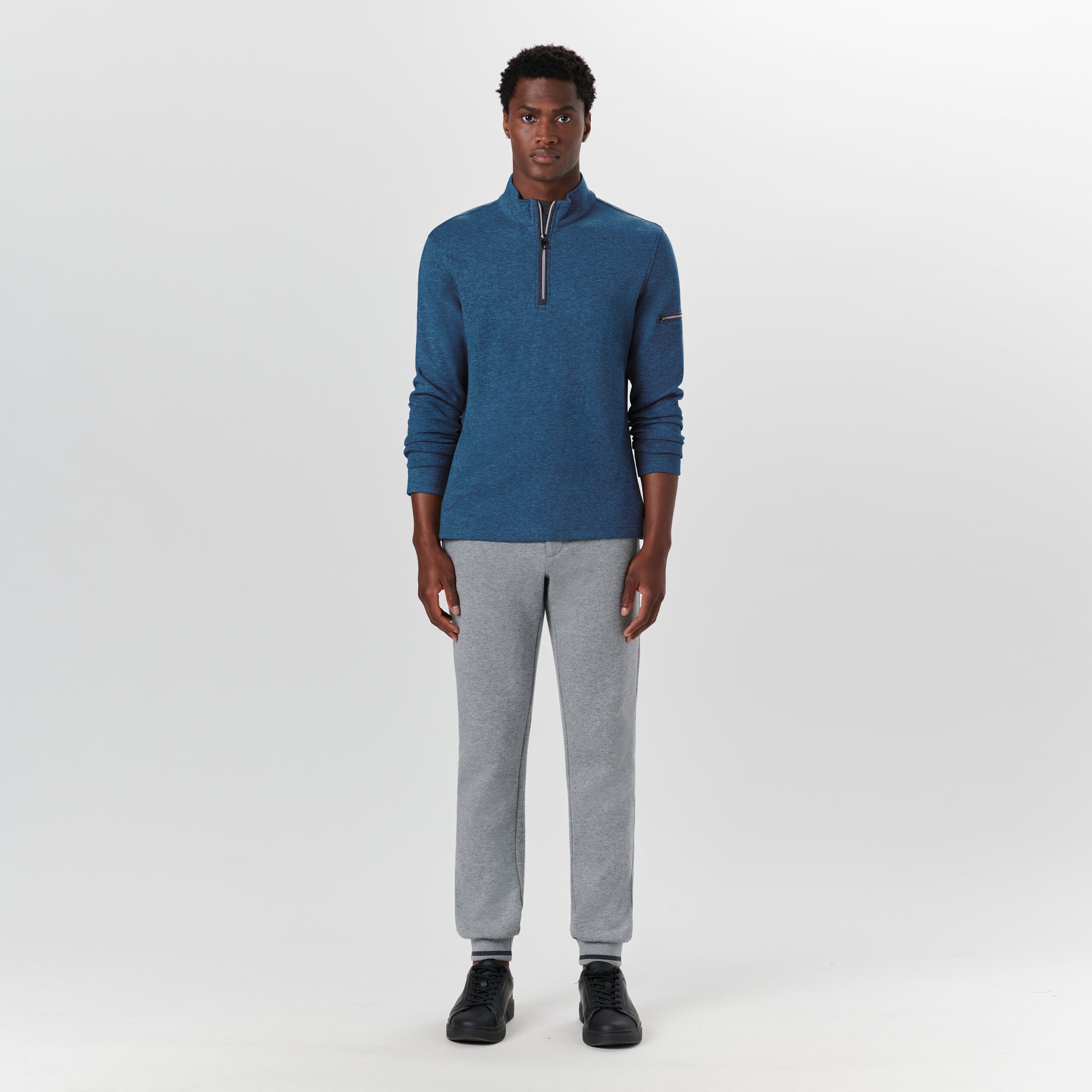 Quarter Zip Pullover Sweatshirt