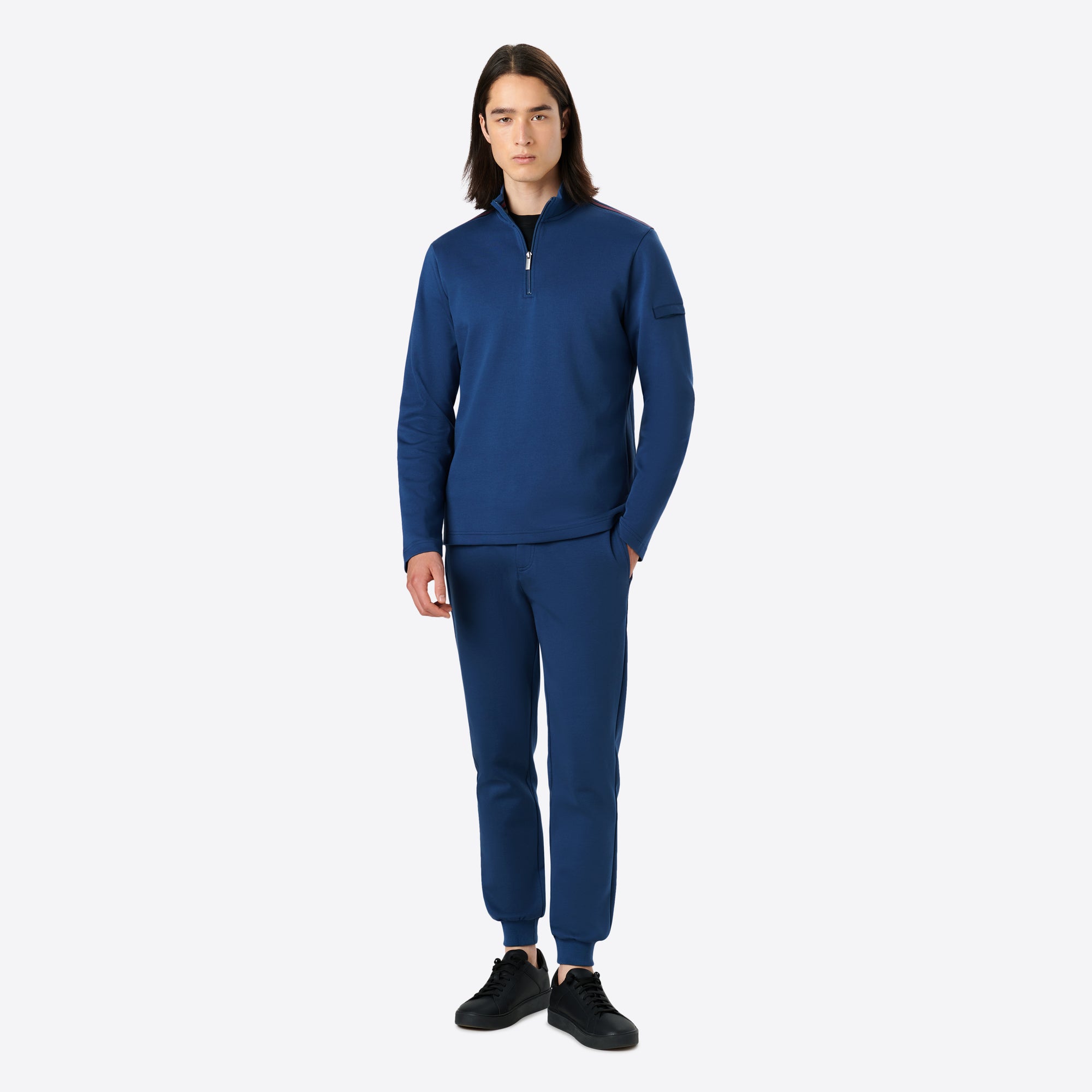 Quarter Zip Pullover Sweatshirt