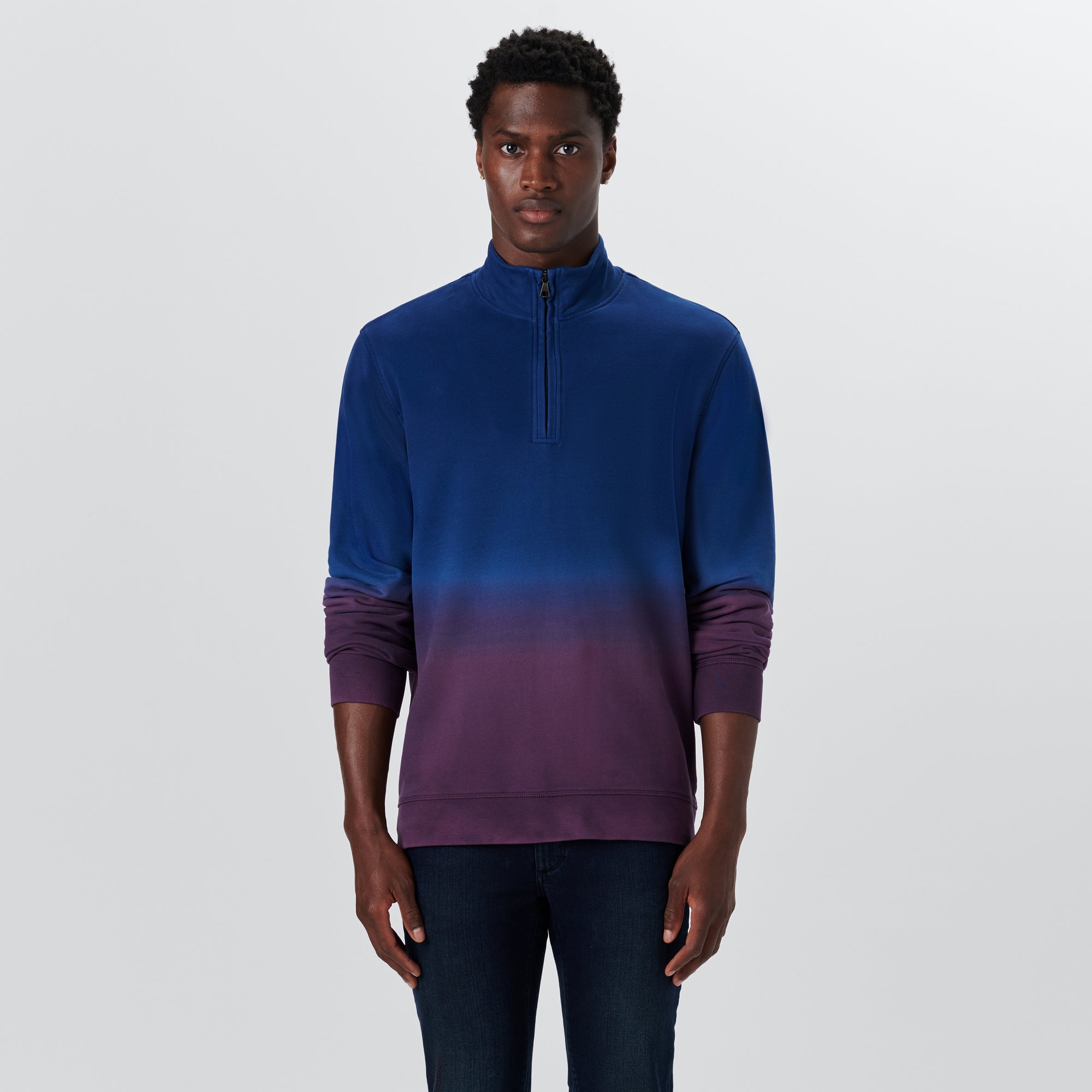 Quarter Zip Pullover Sweatshirt