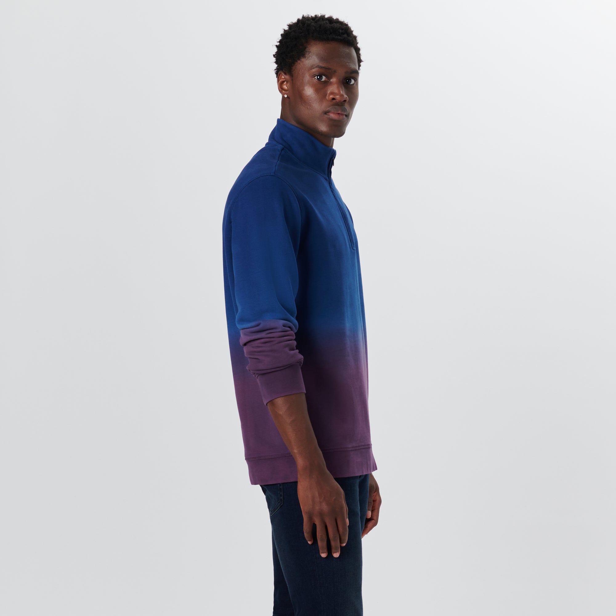 Quarter Zip Pullover Sweatshirt