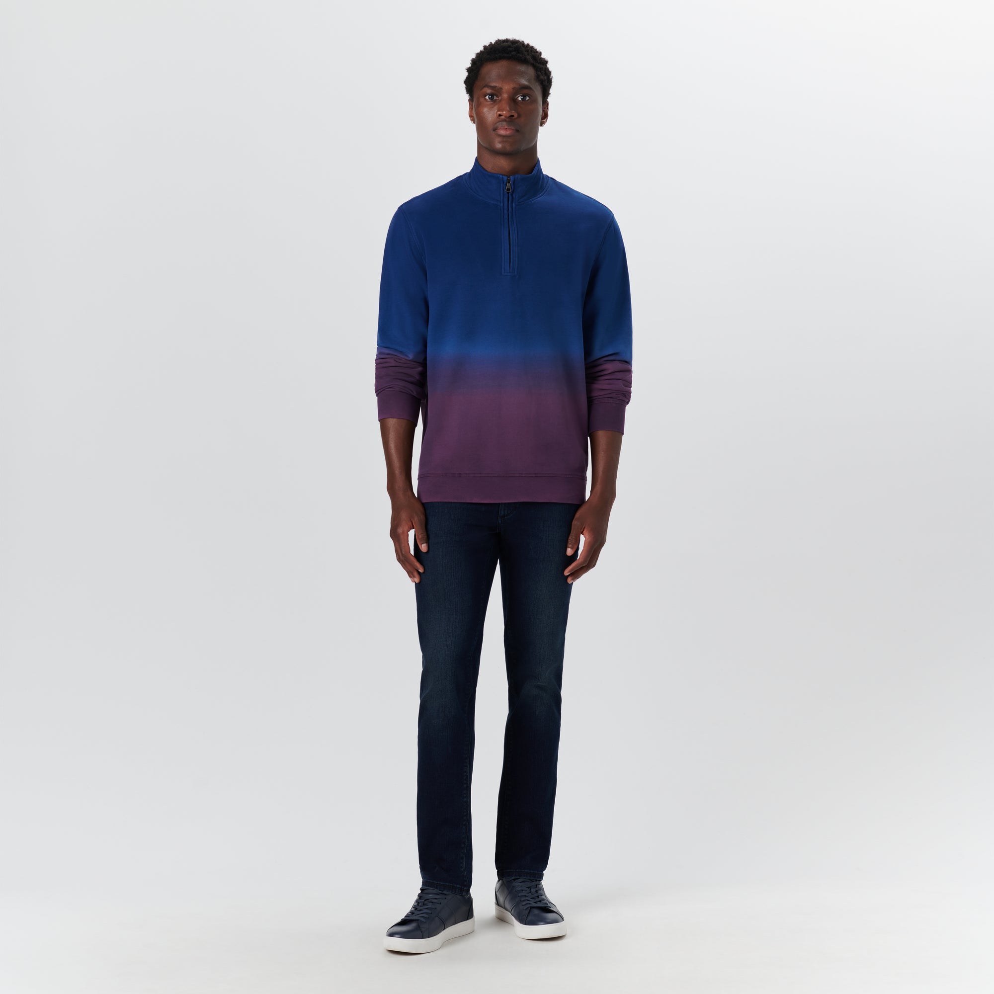 Quarter Zip Pullover Sweatshirt