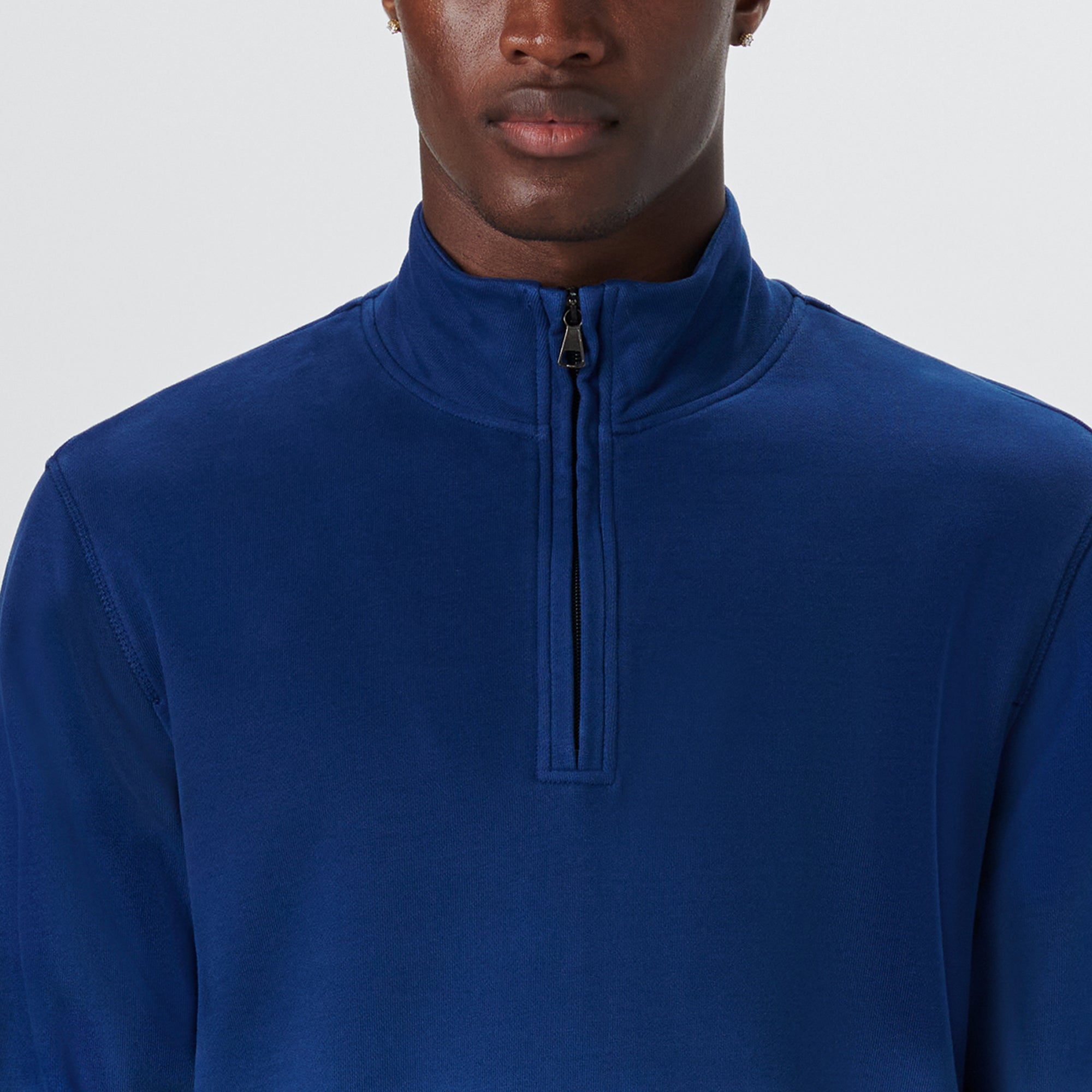 Quarter Zip Pullover Sweatshirt
