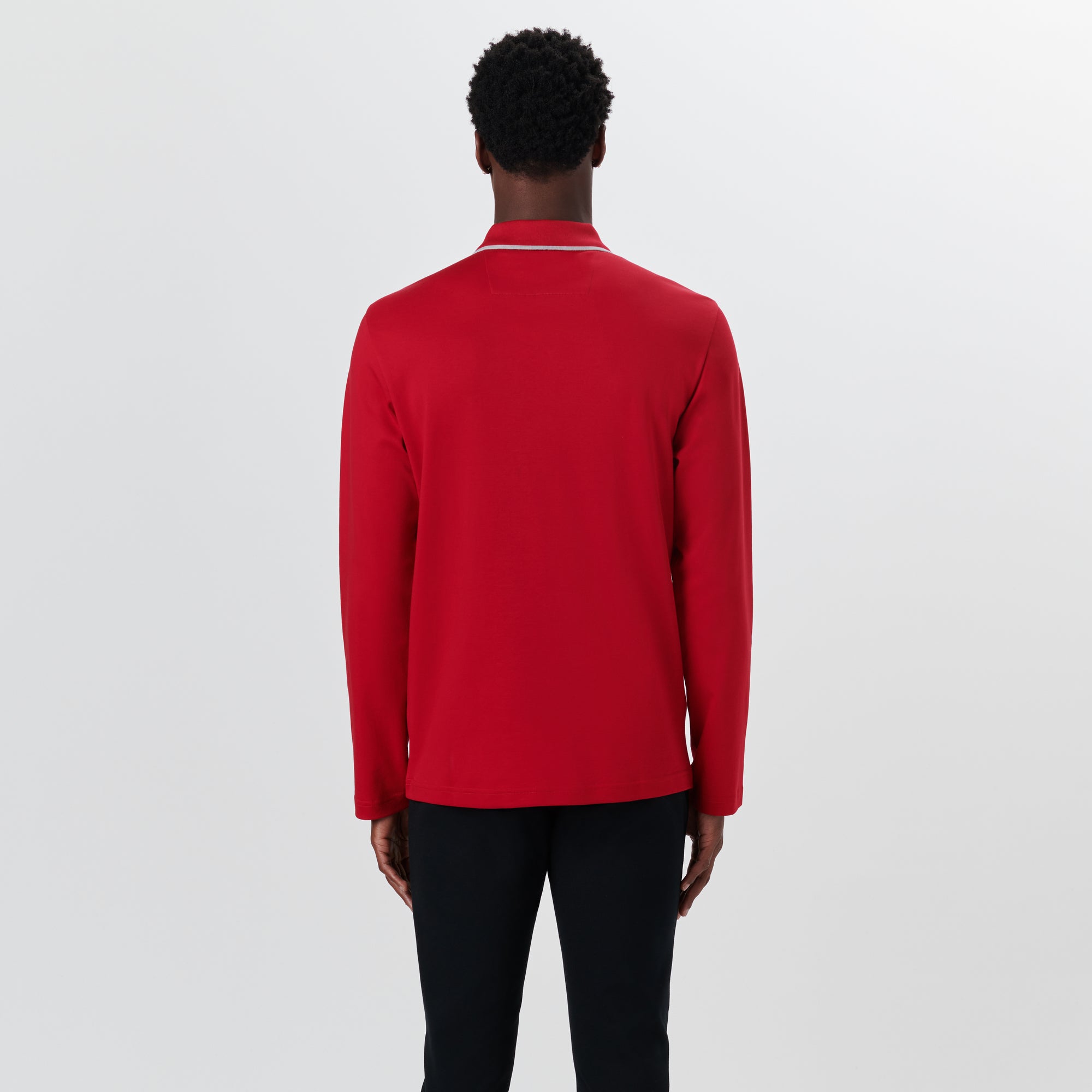 Long Sleeve Quarter Zip Polo