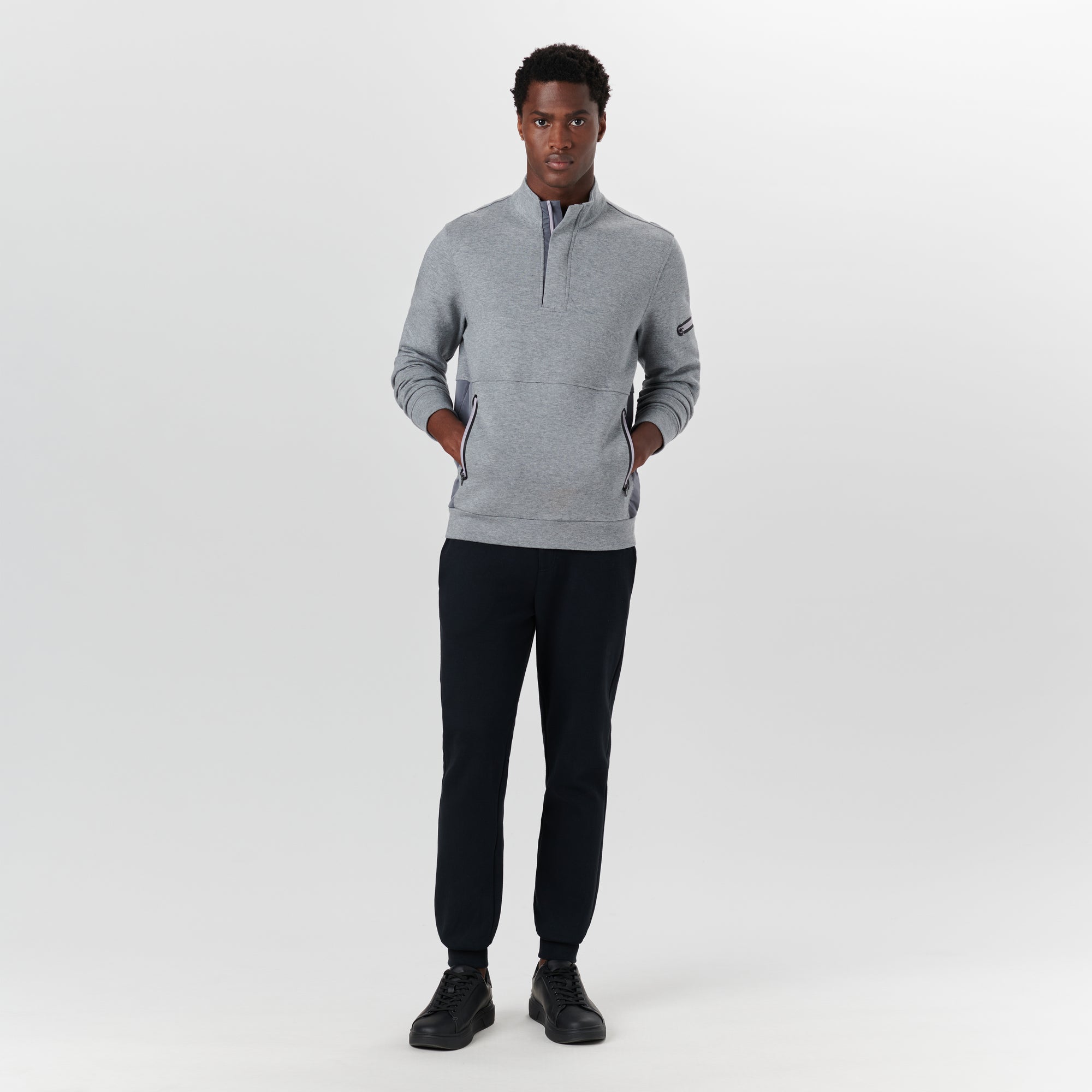 Long Sleeve Quarter Zip Pullover
